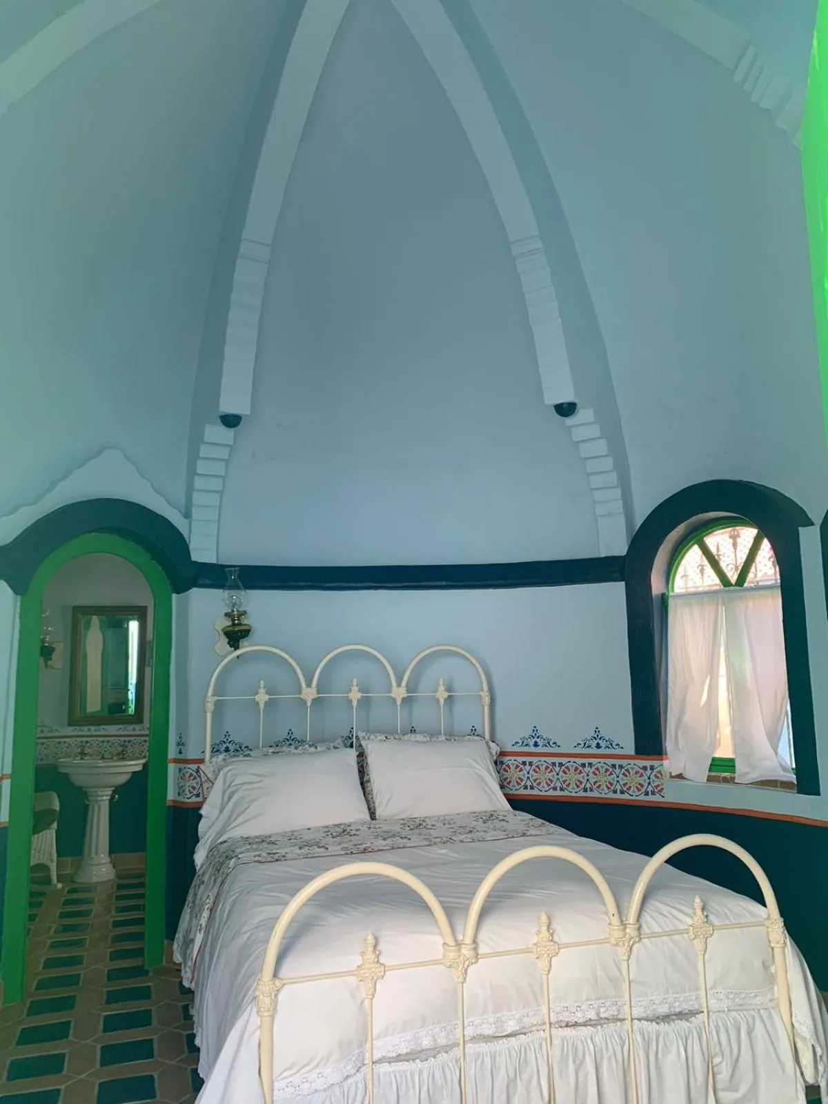 Bed in Copper Canyon Riverside Lodge