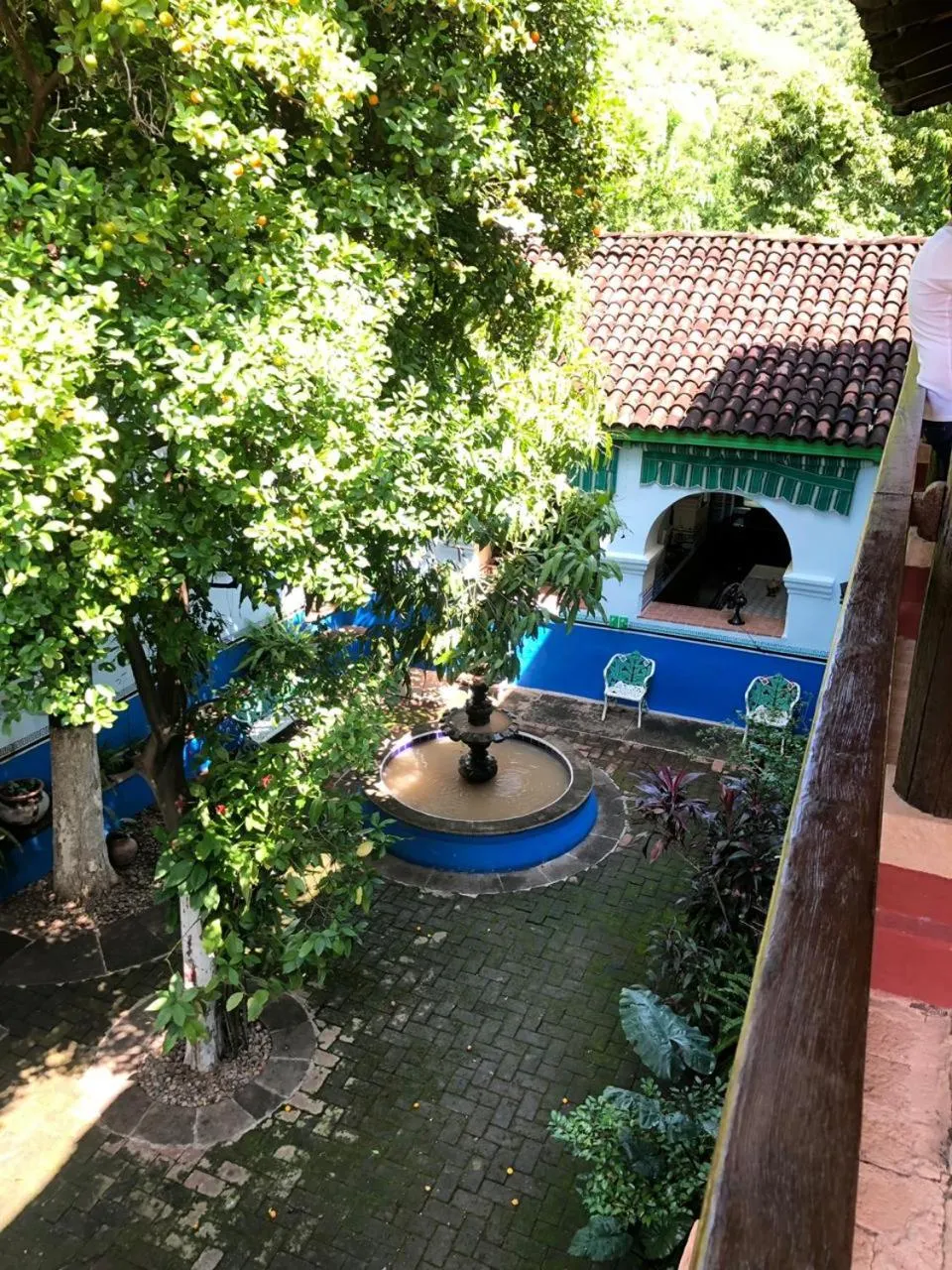 Patio in Copper Canyon Riverside Lodge