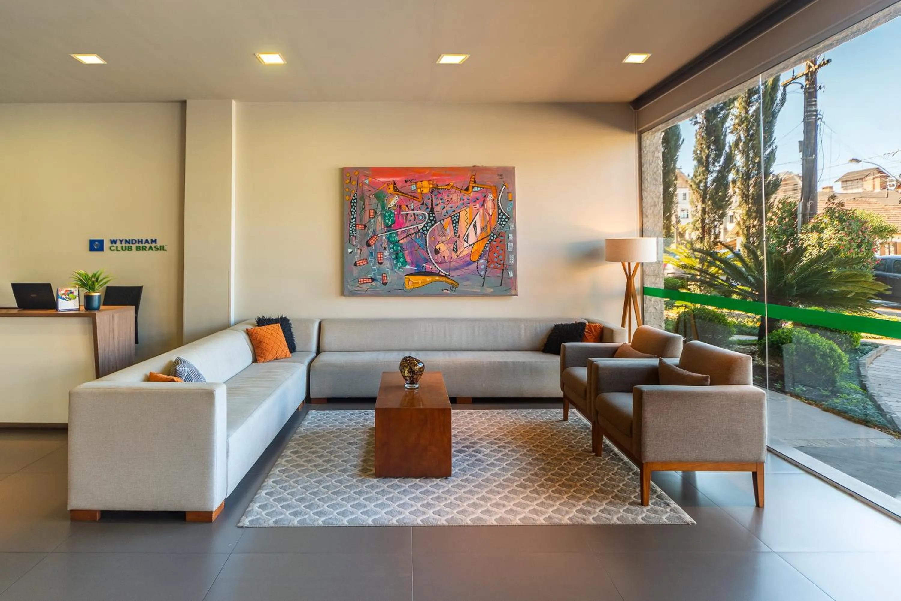 Lobby or reception in Hotel Laghetto Pedras Altas