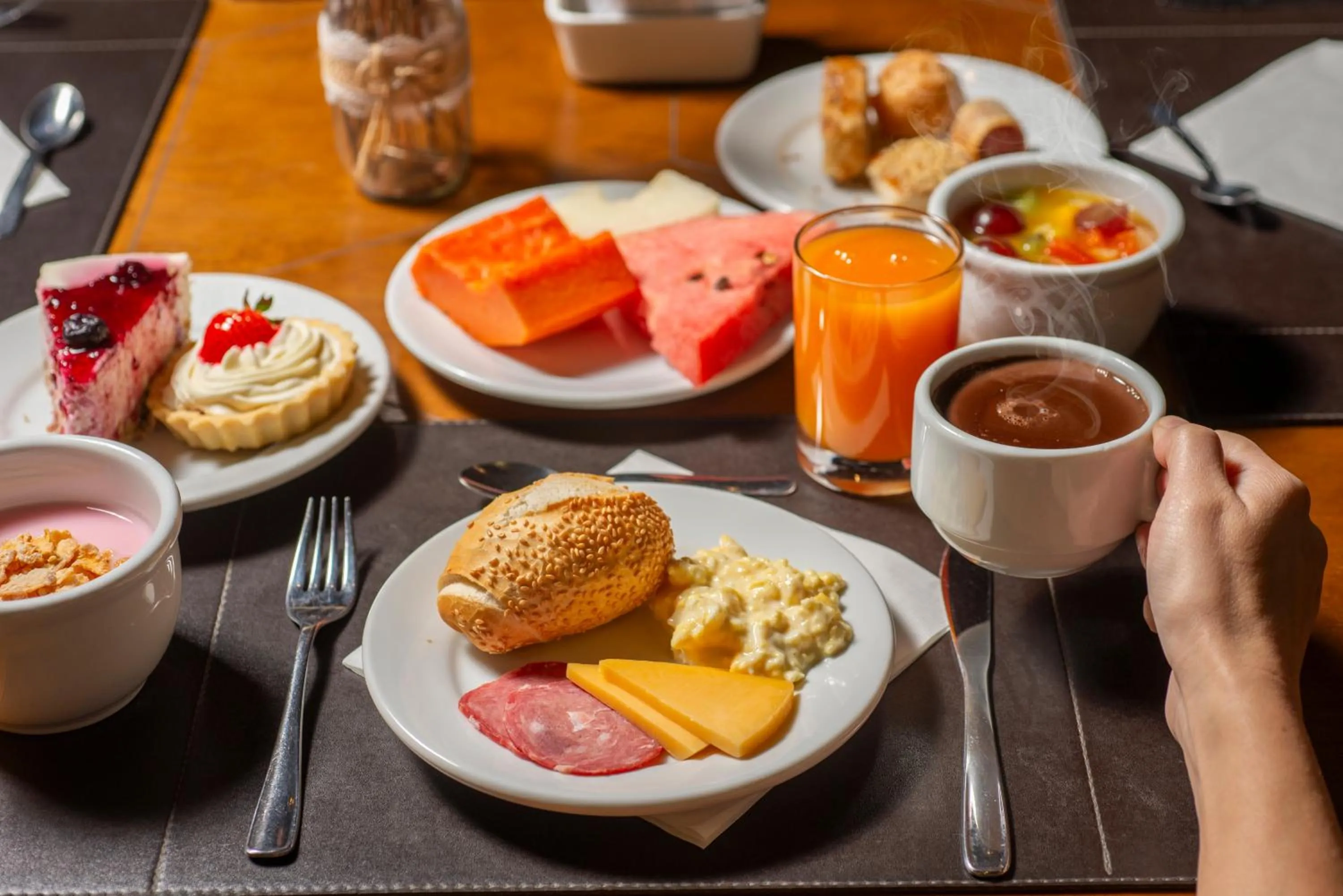 Breakfast in Hotel Laghetto Pedras Altas