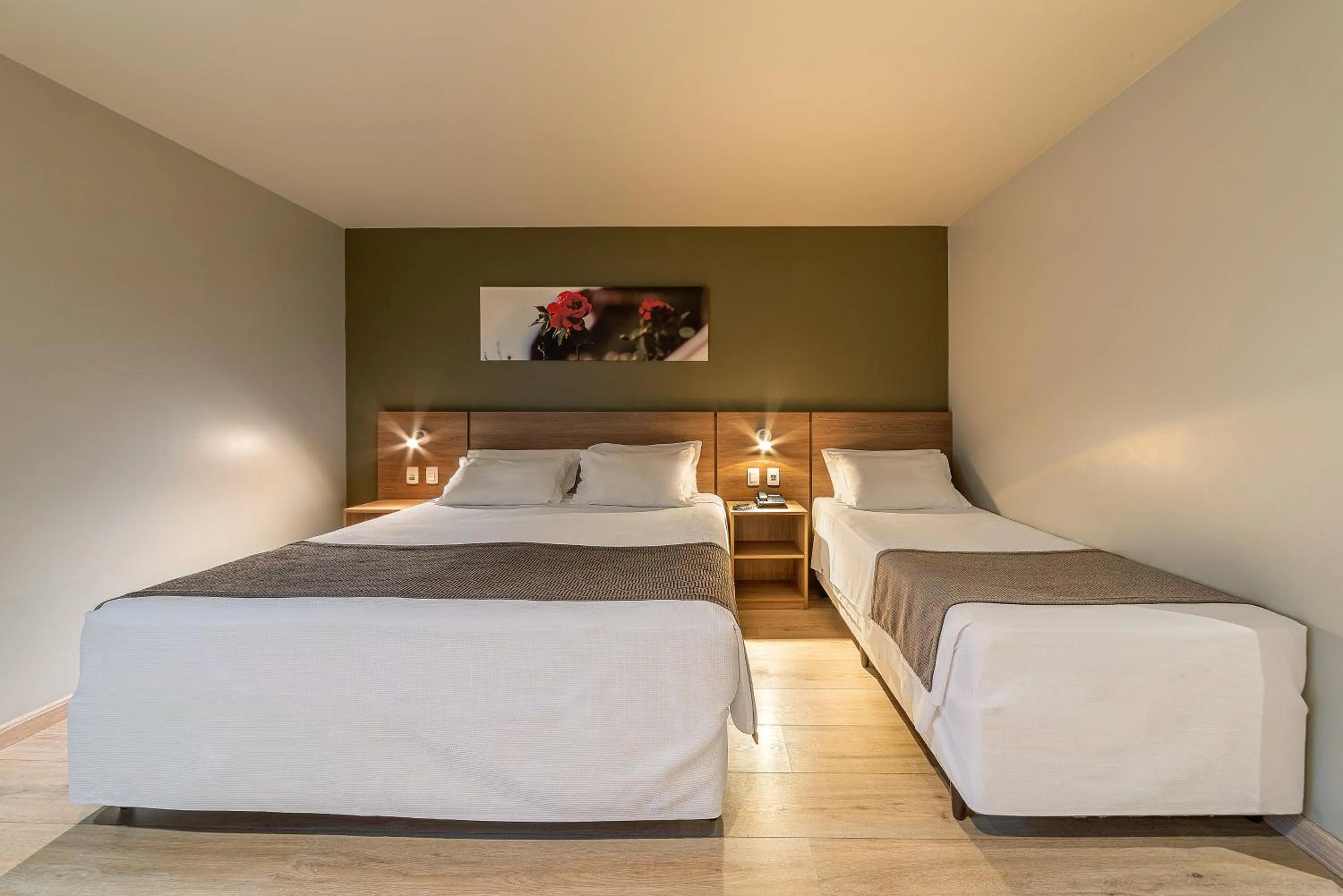 Bed in Hotel Laghetto Pedras Altas