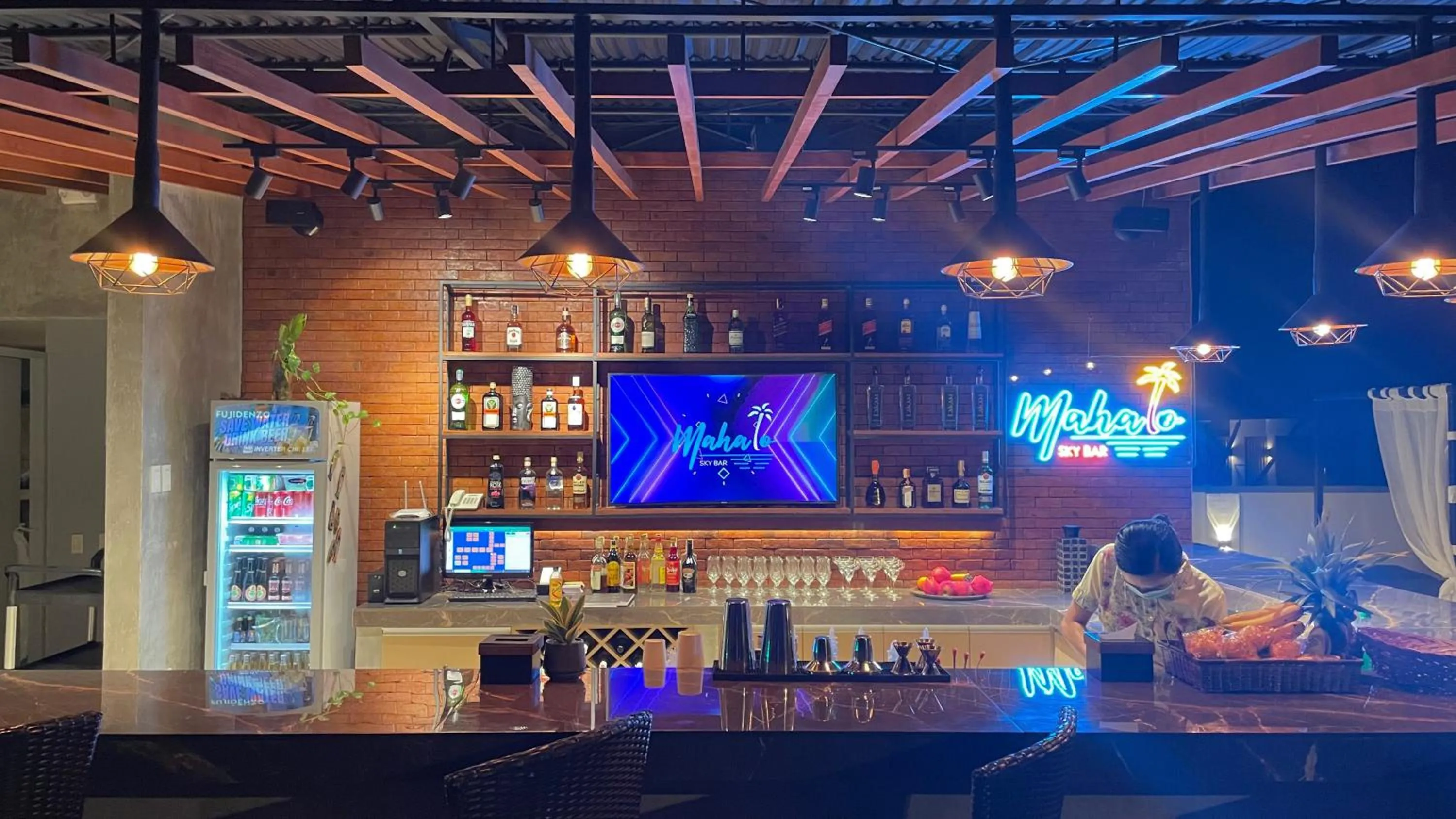 Lounge or bar in Aloha Boracay Hotel