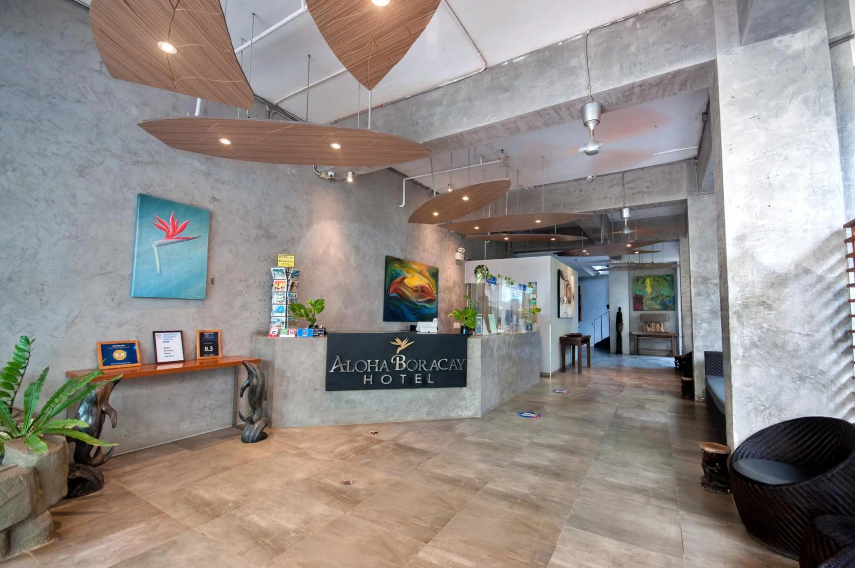 Lobby or reception in Aloha Boracay Hotel