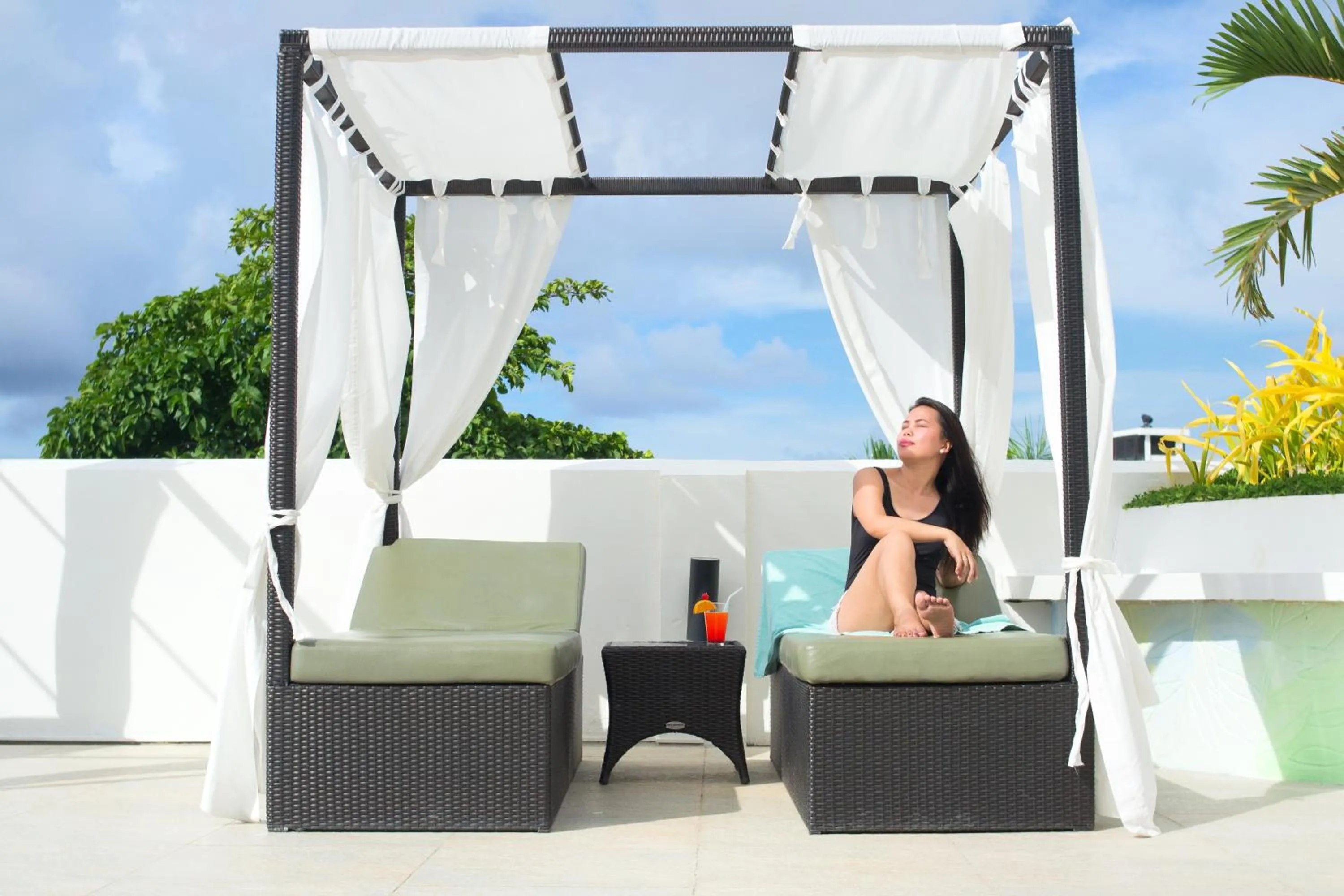 Patio in Aloha Boracay Hotel