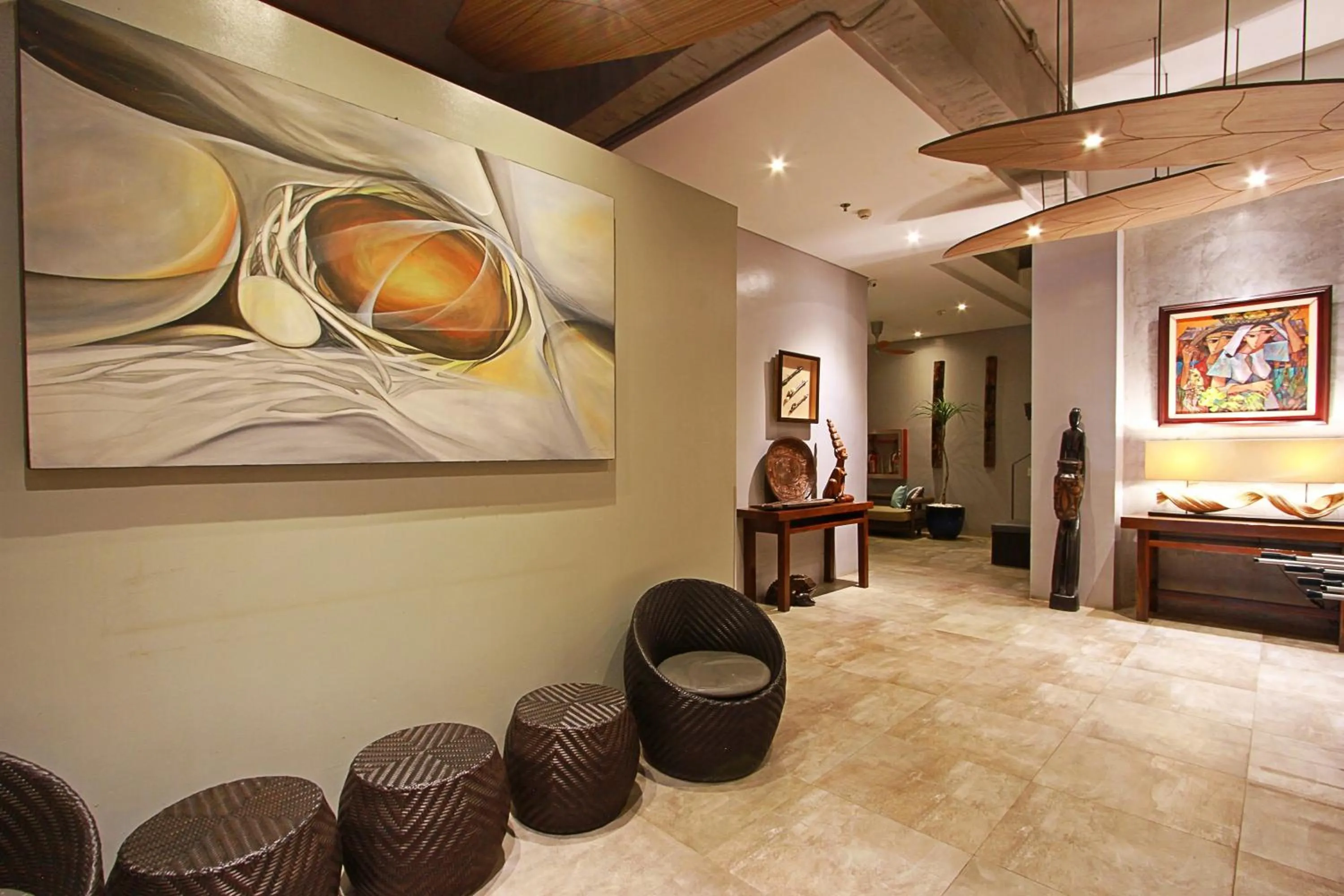 Lobby or reception in Aloha Boracay Hotel