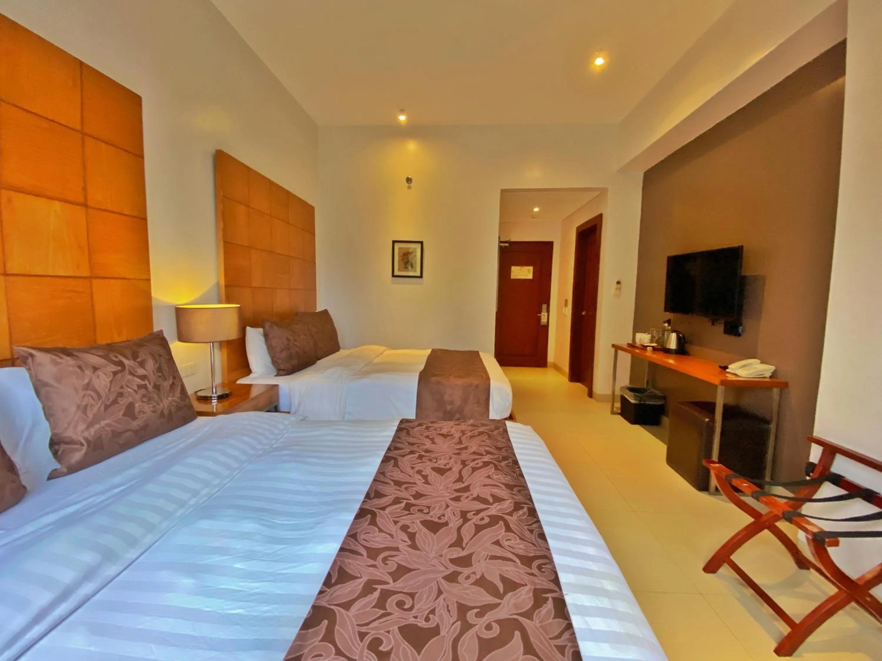 Photo of the whole room, Bed in Aloha Boracay Hotel