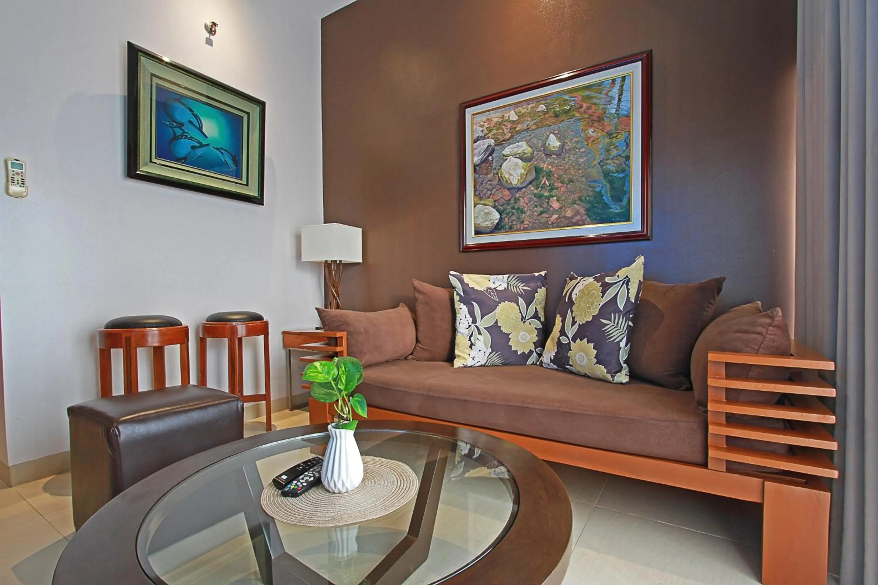 Living room in Aloha Boracay Hotel