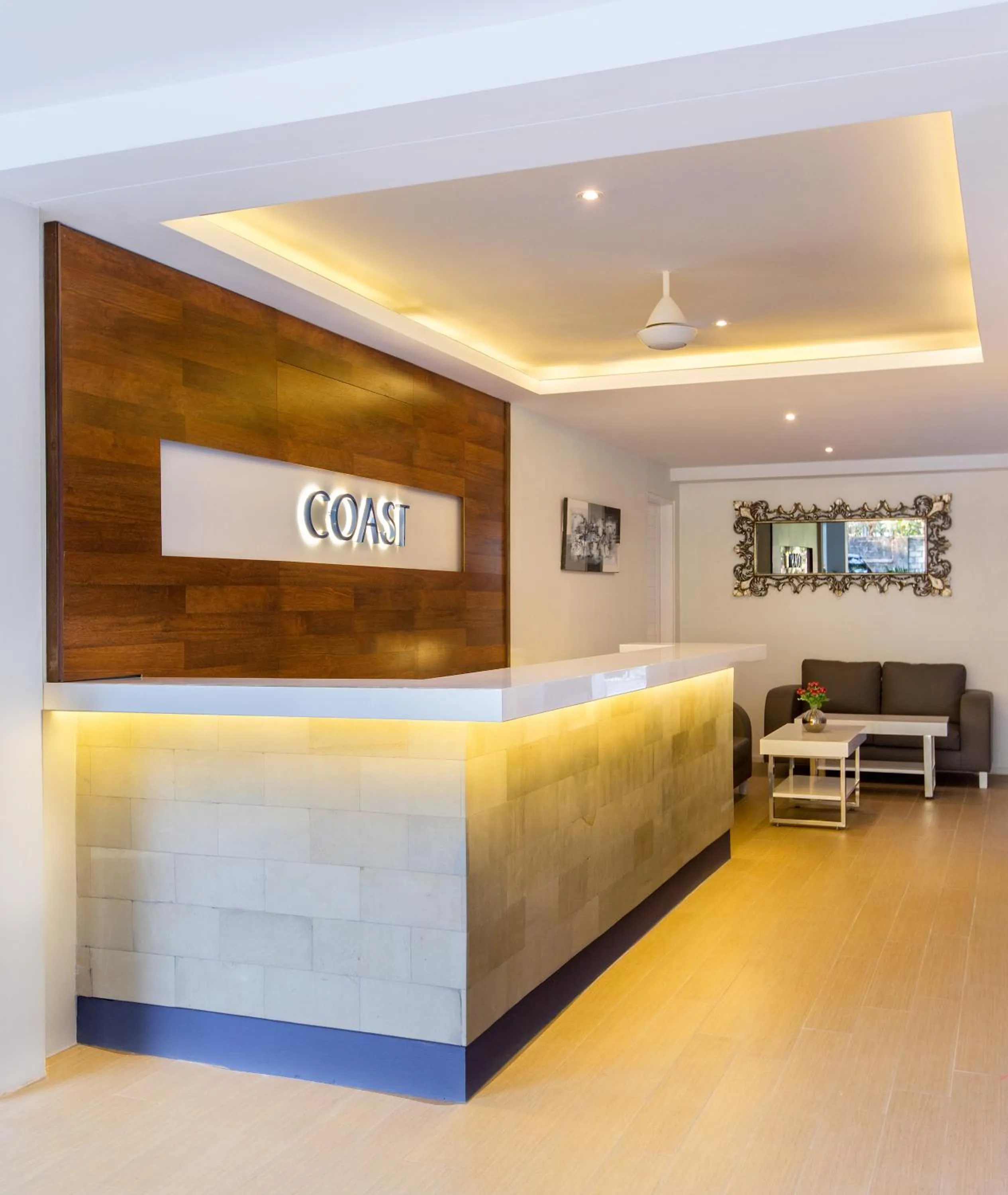 Lobby or reception in Coast Boutique Hotel