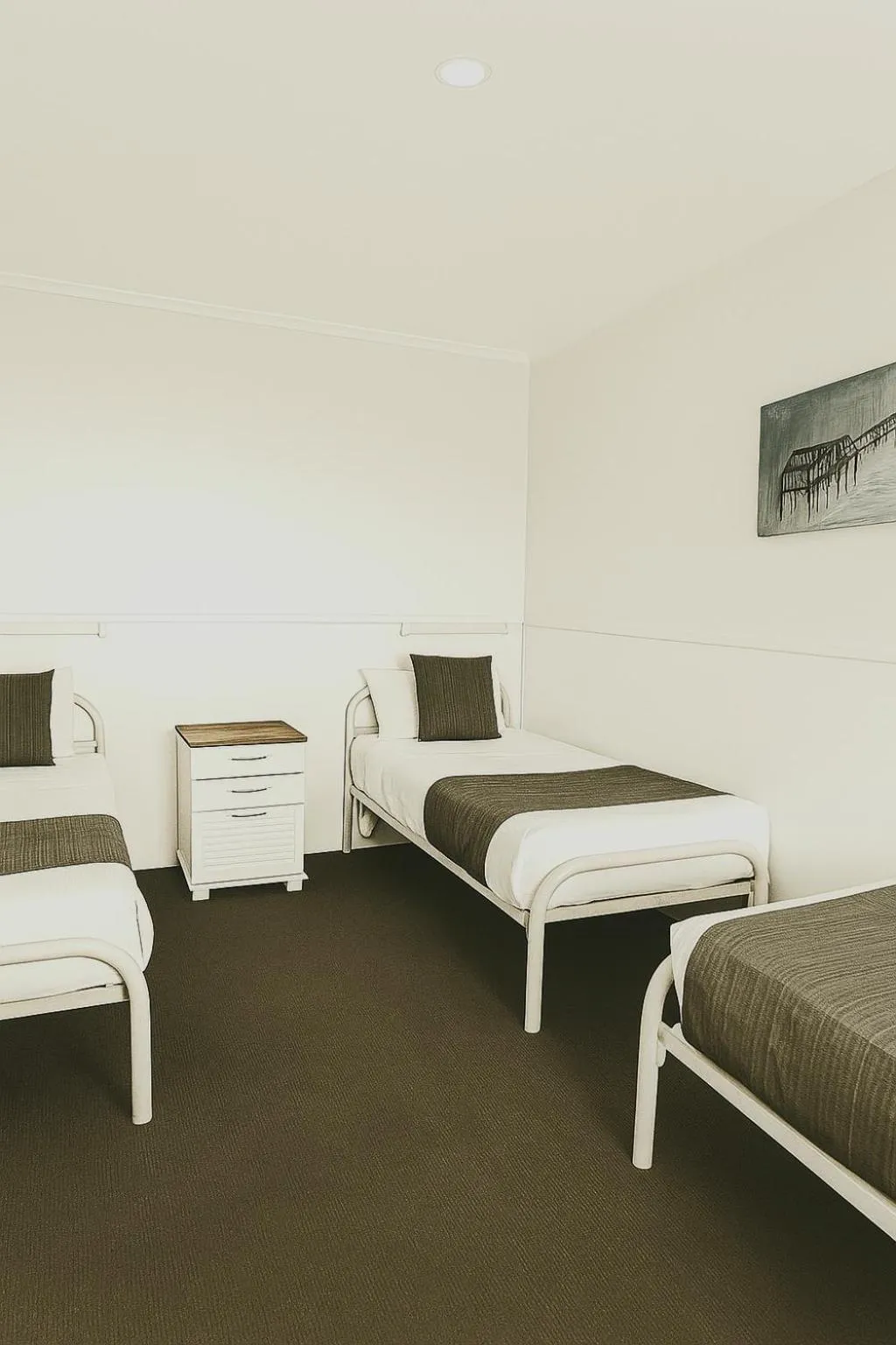 Bedroom, Bed in Busselton Jetty Chalets