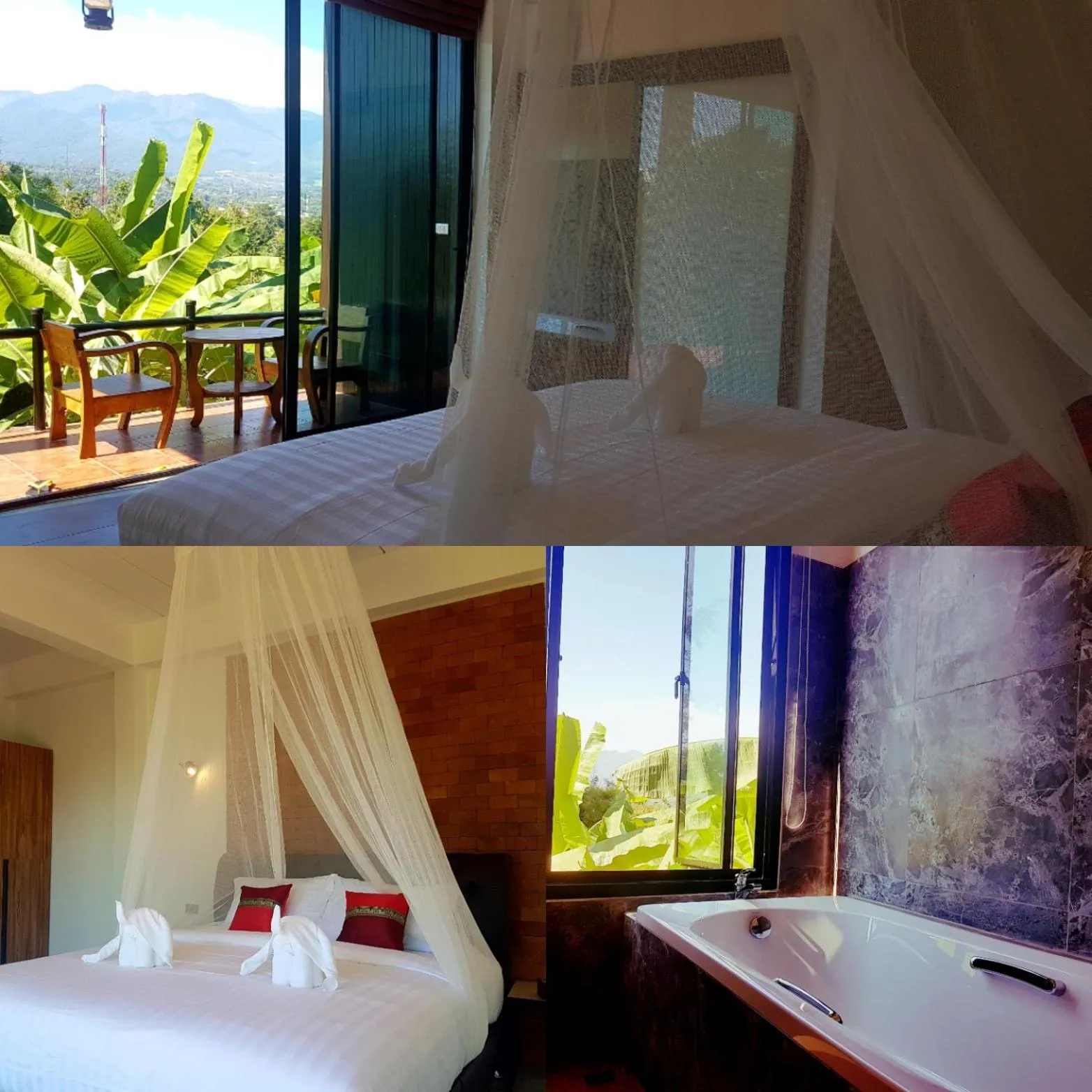 Photo of the whole room, Bed in Chang Pai Hill