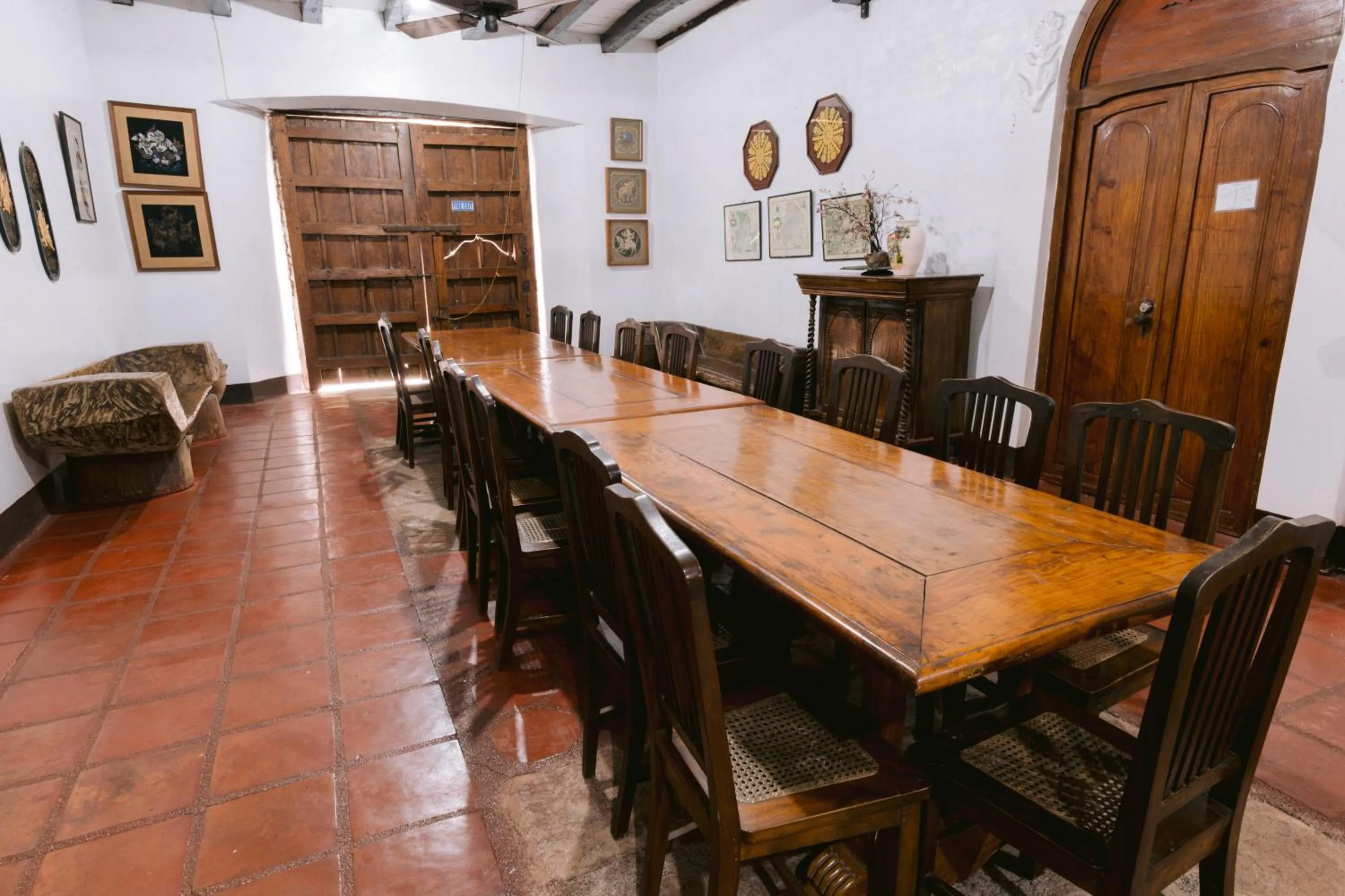 Seating area in Villa Angela Heritage House