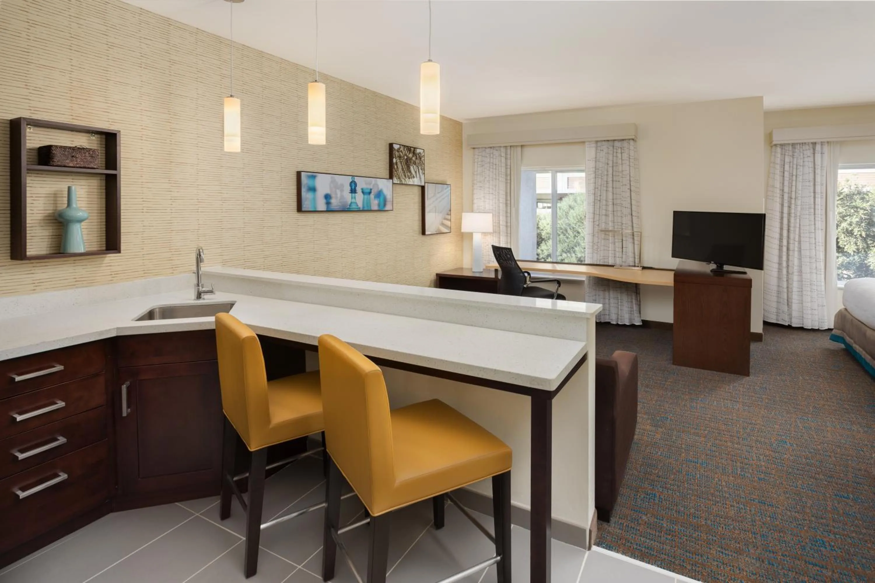 Living room in Residence Inn by Marriott Shreveport-Bossier City/Downtown