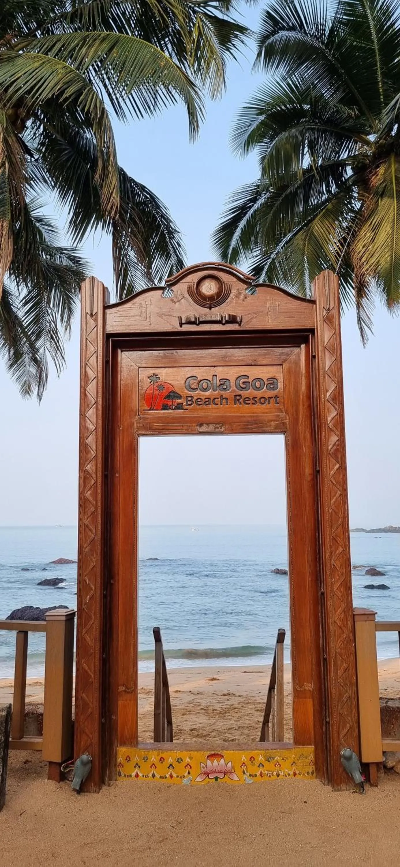 Facade/entrance in Cola Goa Beach Resort