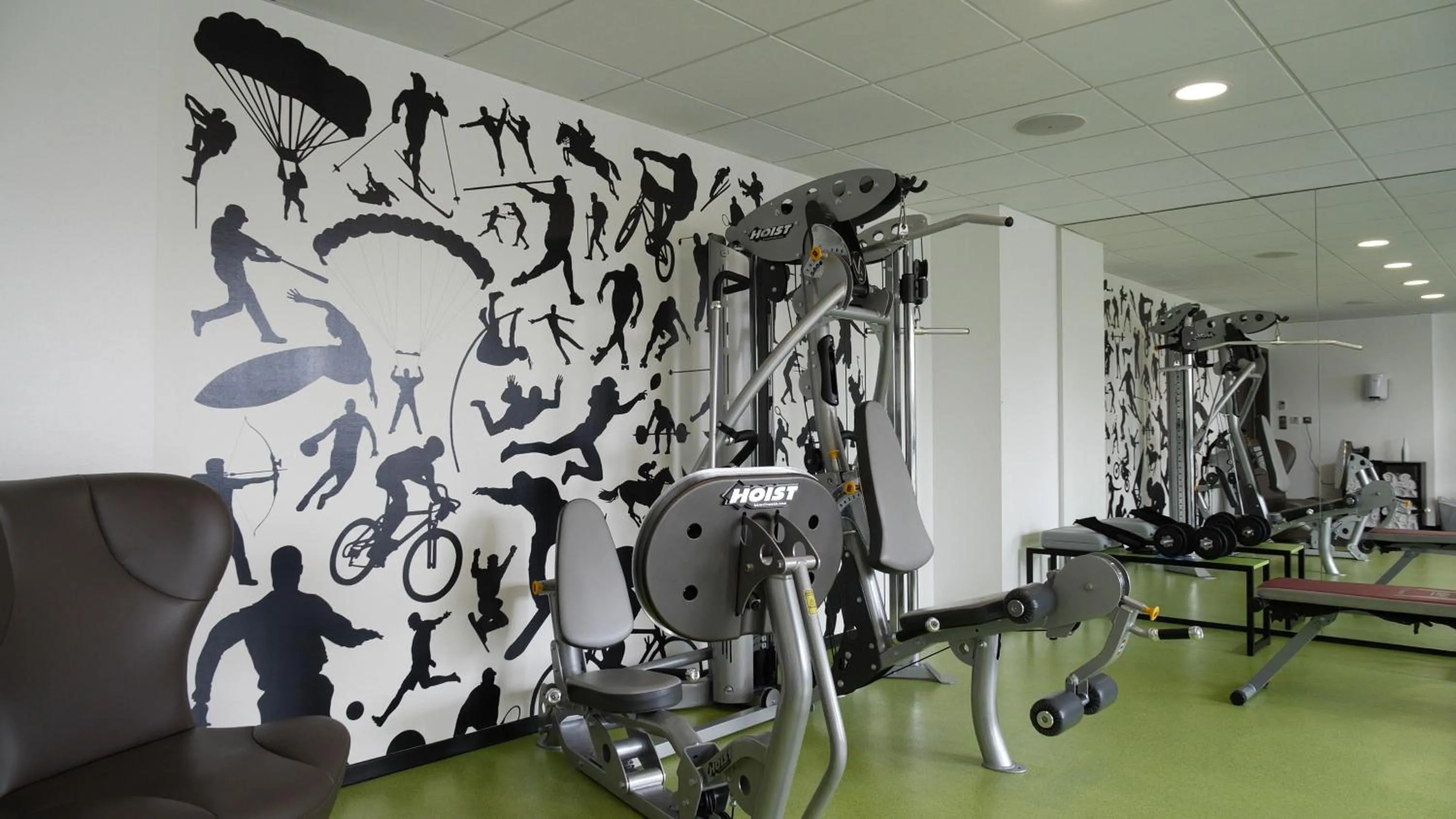 Fitness centre/facilities in Mercure Bale Mulhouse Aeroport