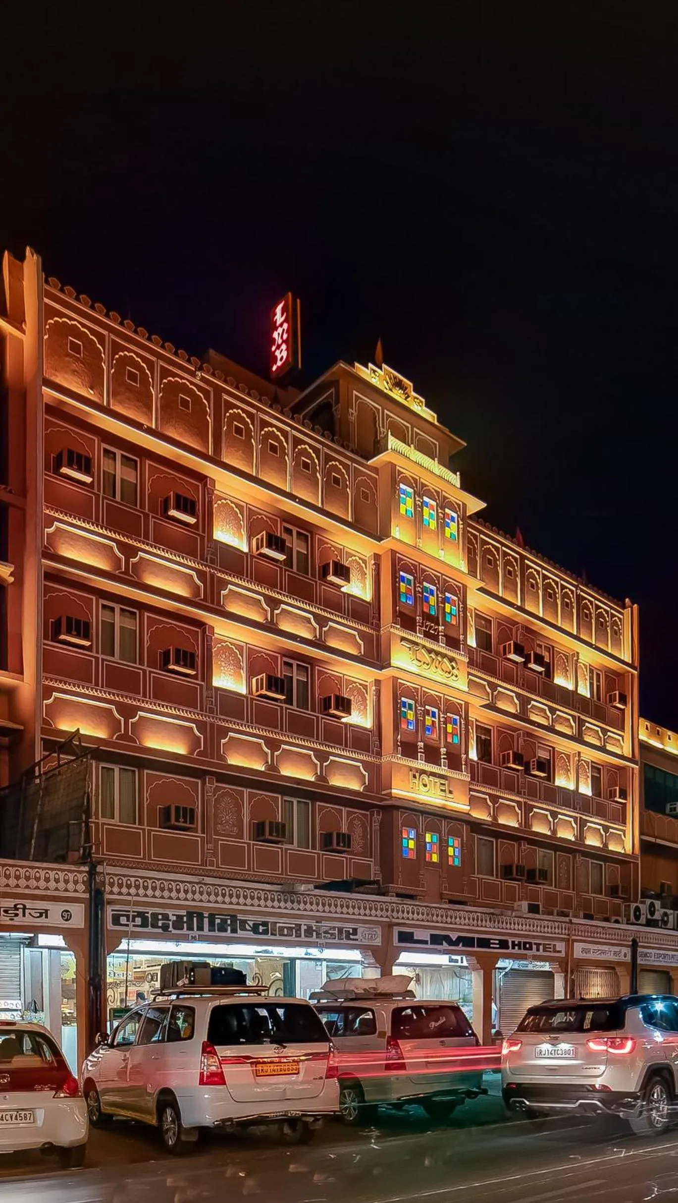Night in LMB Hotel City Centre, Jaipur