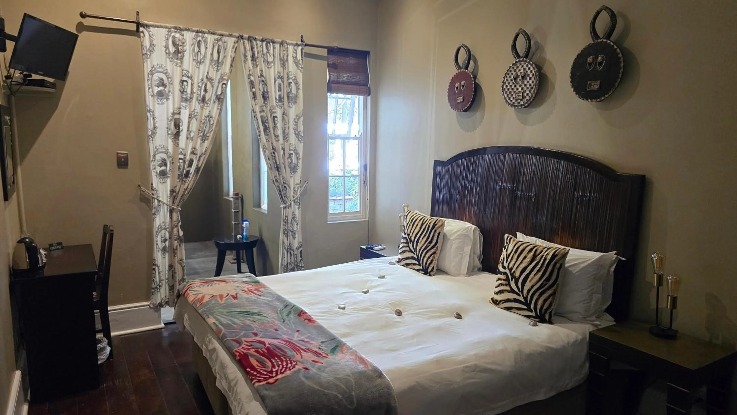 Bed in Jardin d'ébène Boutique Guesthouse