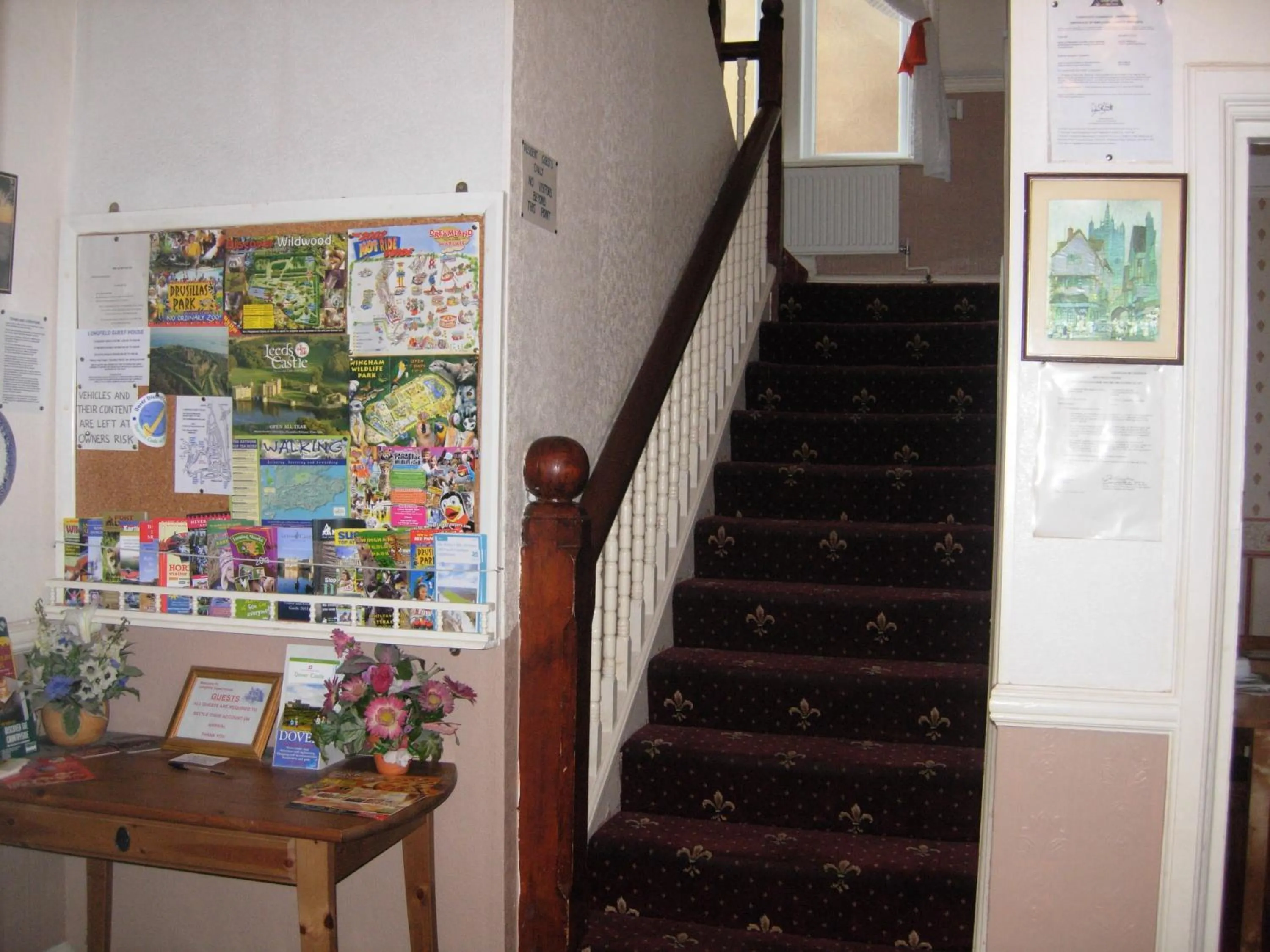 Decorative detail in Longfield Guest House