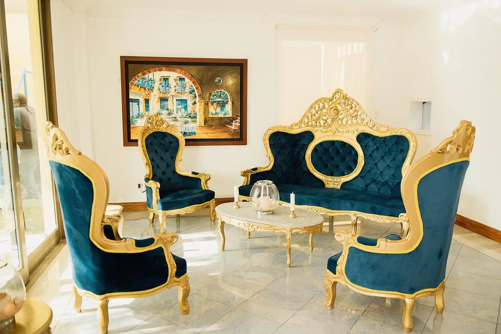 Living room in Porto Bello Hotel Boutique