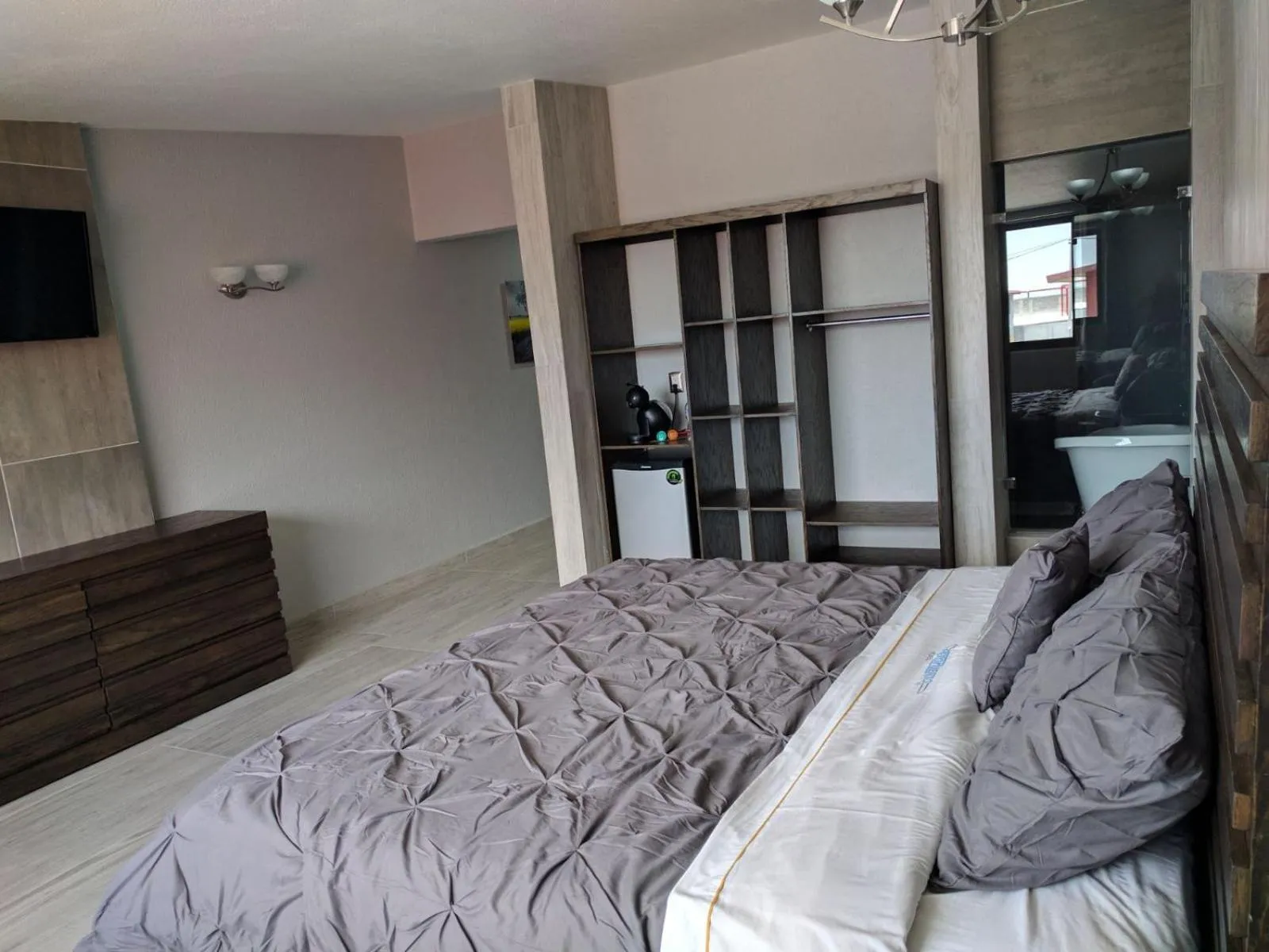 Bed in Hotel Aeropuerto