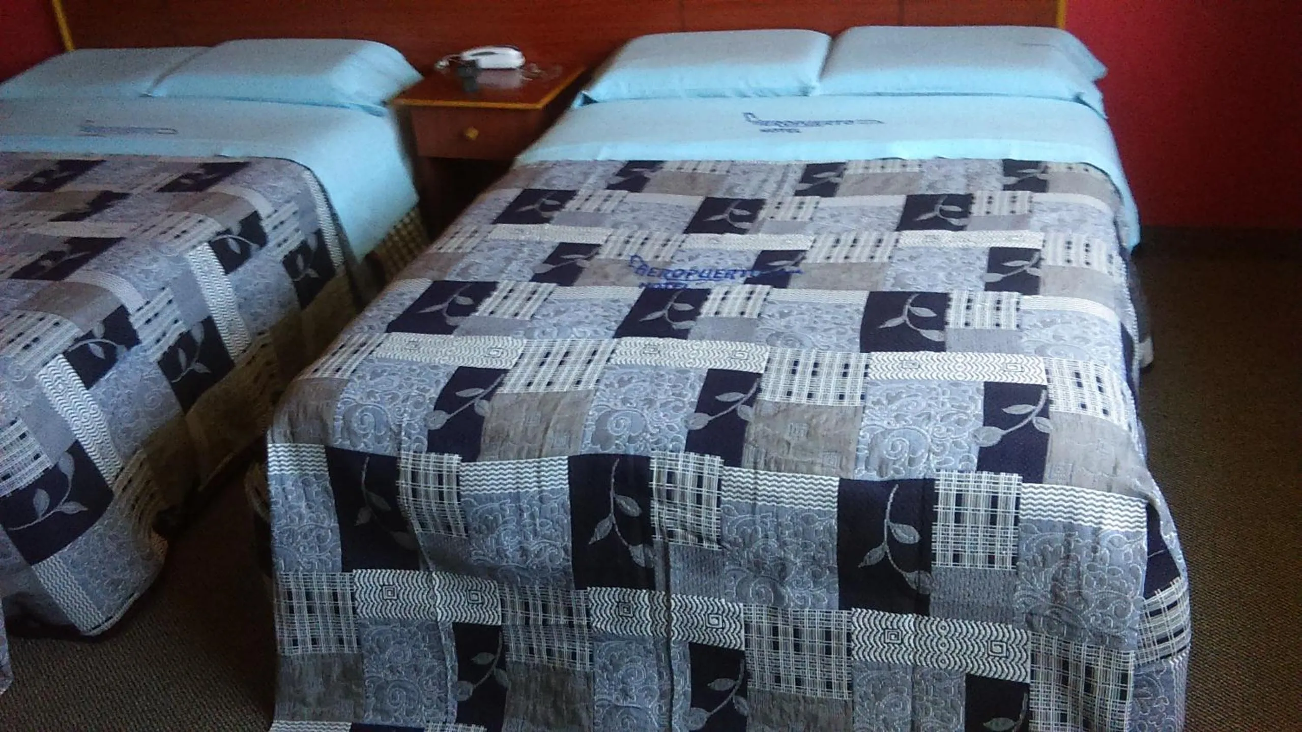 Decorative detail, Bed in Hotel Aeropuerto