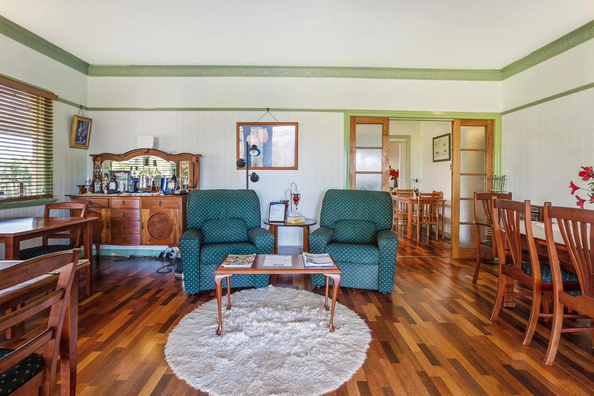 Seating area in Amamoor Homestead and Country Cottages