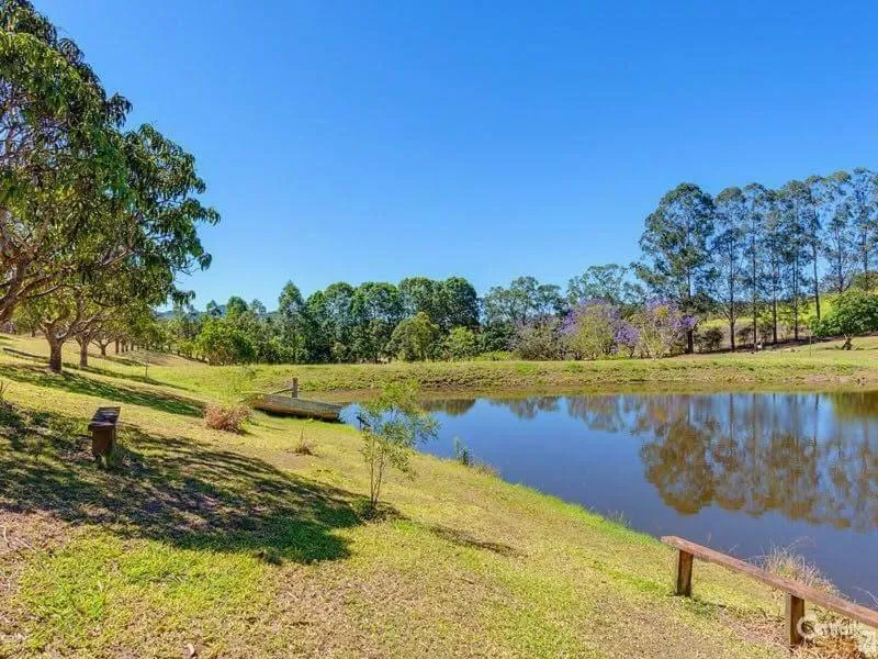 Lake view in Amamoor Homestead and Country Cottages