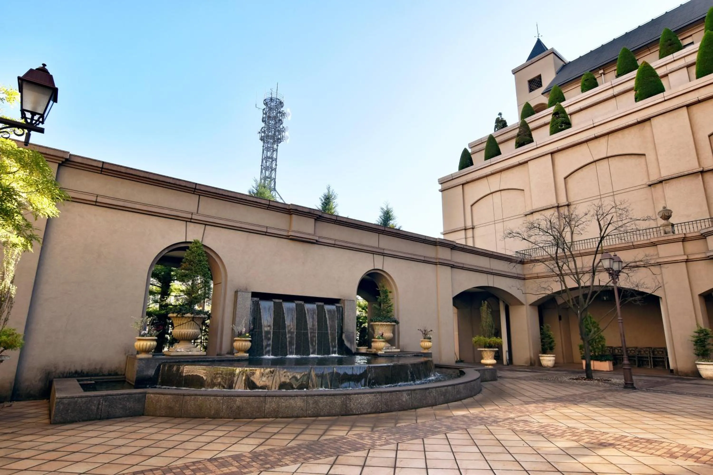 Patio in Okura Chiba Hotel