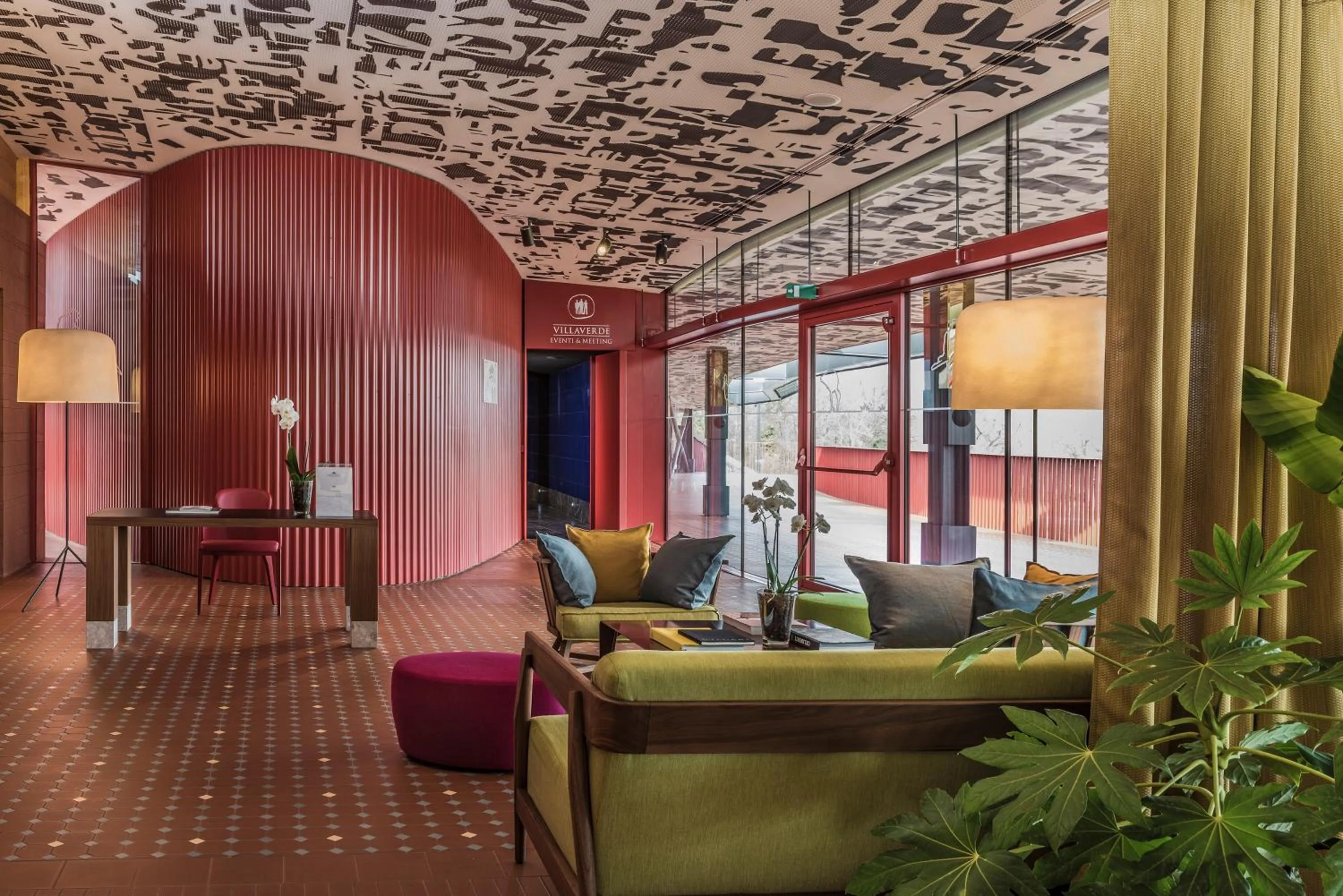 Lobby or reception in Villaverde Hotel Spa&Golf Udine