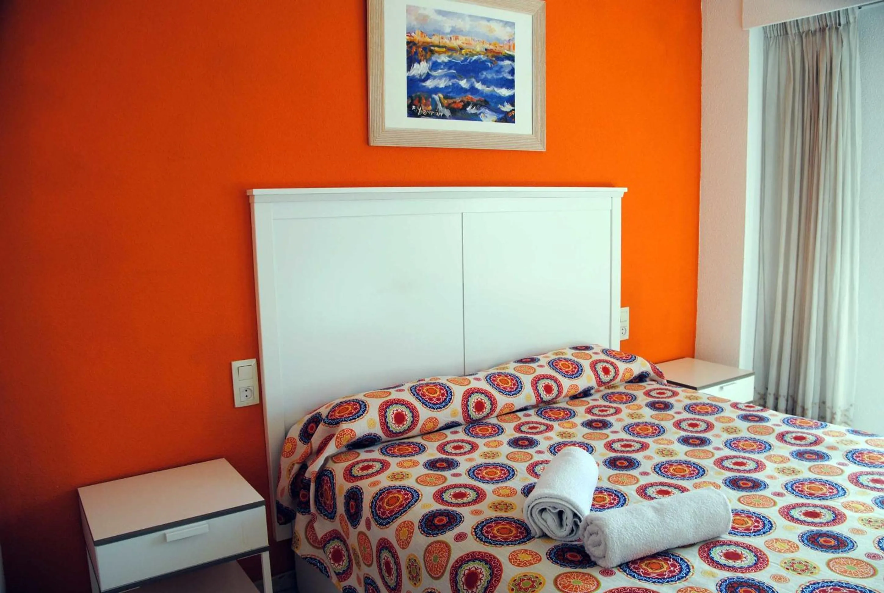 Decorative detail, Bed in Valencia Centro WiFi