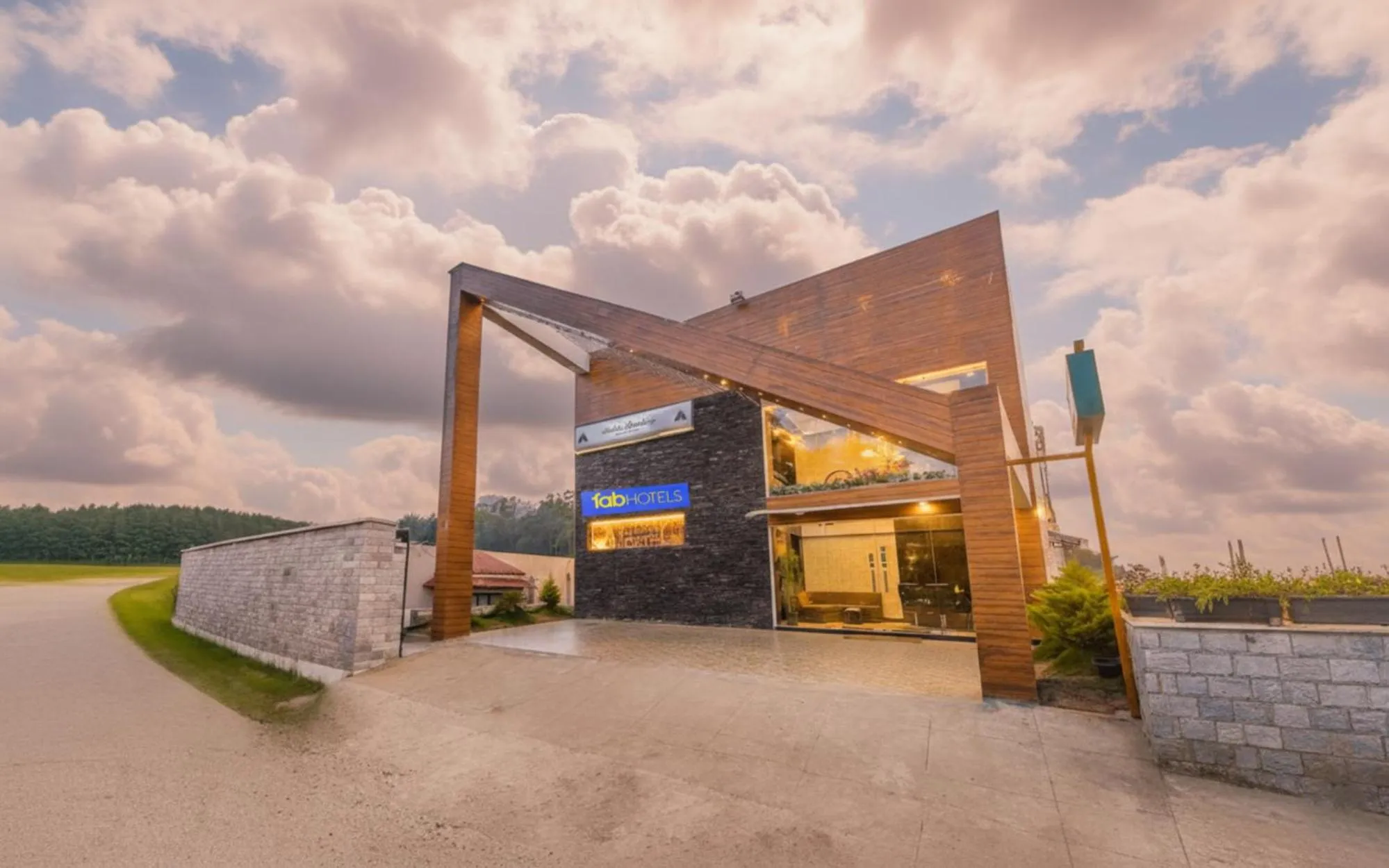 Property building in FabHotel Sholas Residency I - Nr Government Rose Garden