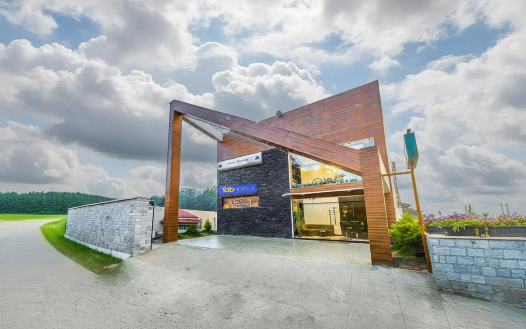 Property building in FabHotel Sholas Residency I - Nr Government Rose Garden