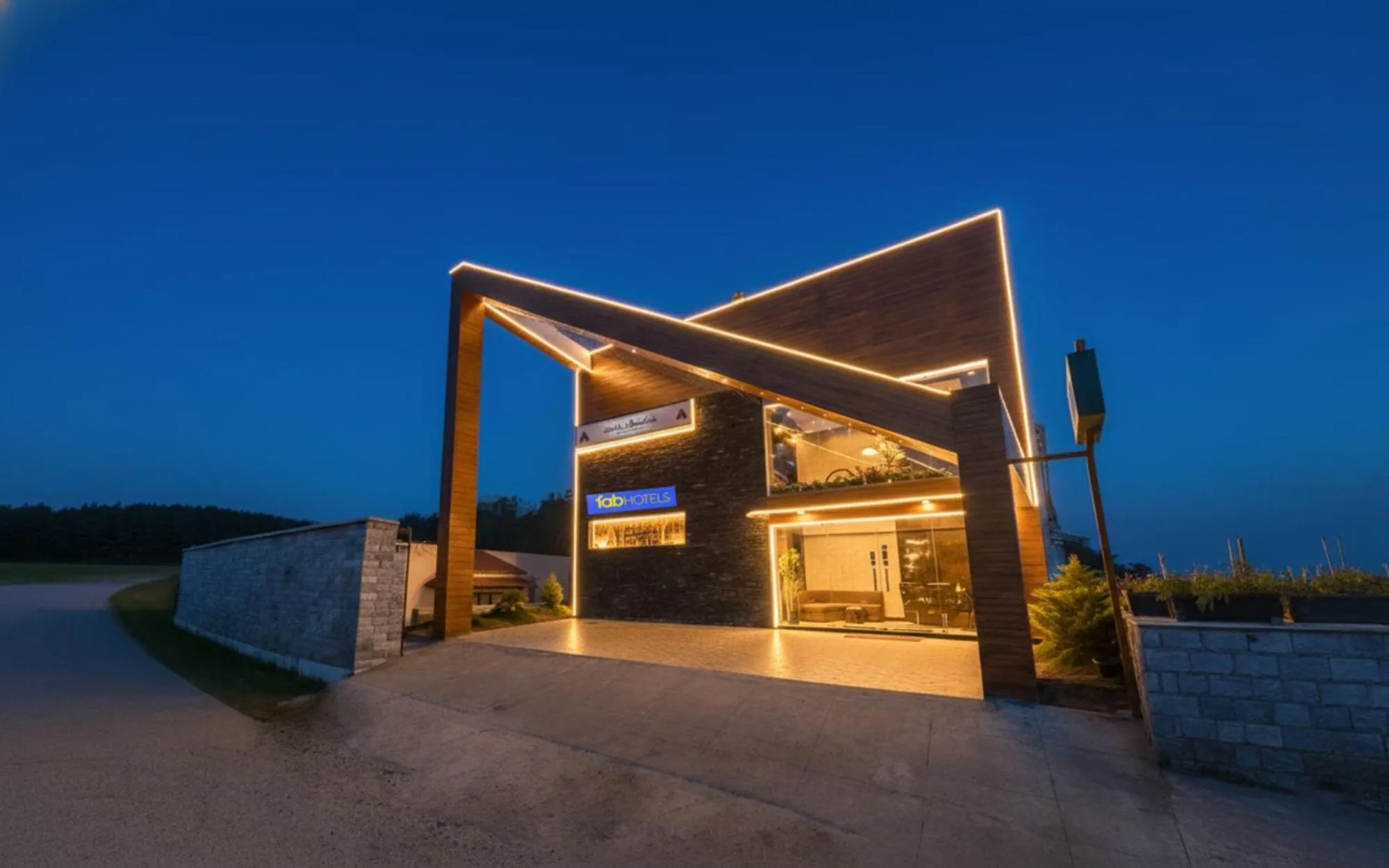 Property building in FabHotel Sholas Residency I - Nr Government Rose Garden