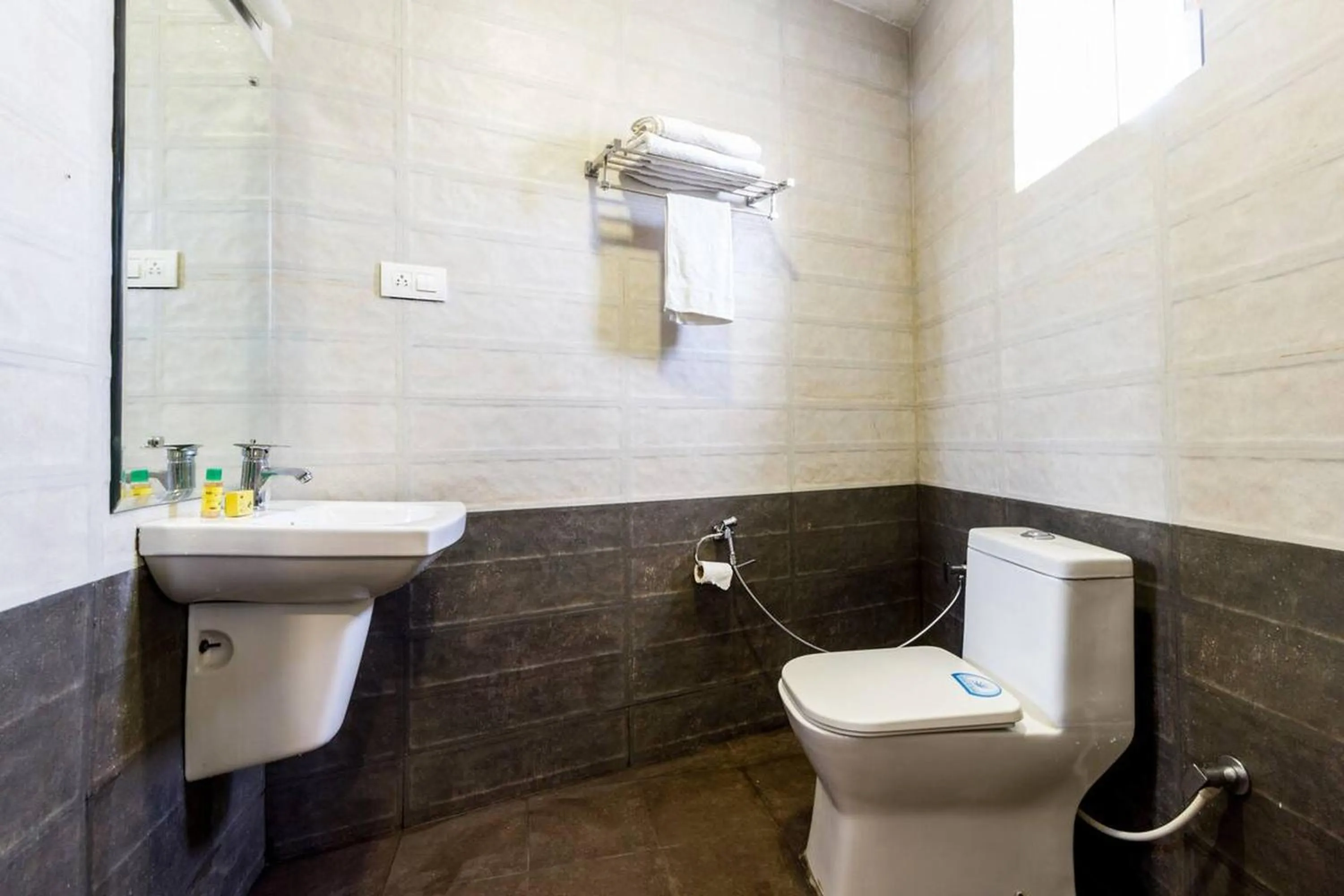 Toilet in FabHotel Sholas Residency I - Nr Government Rose Garden