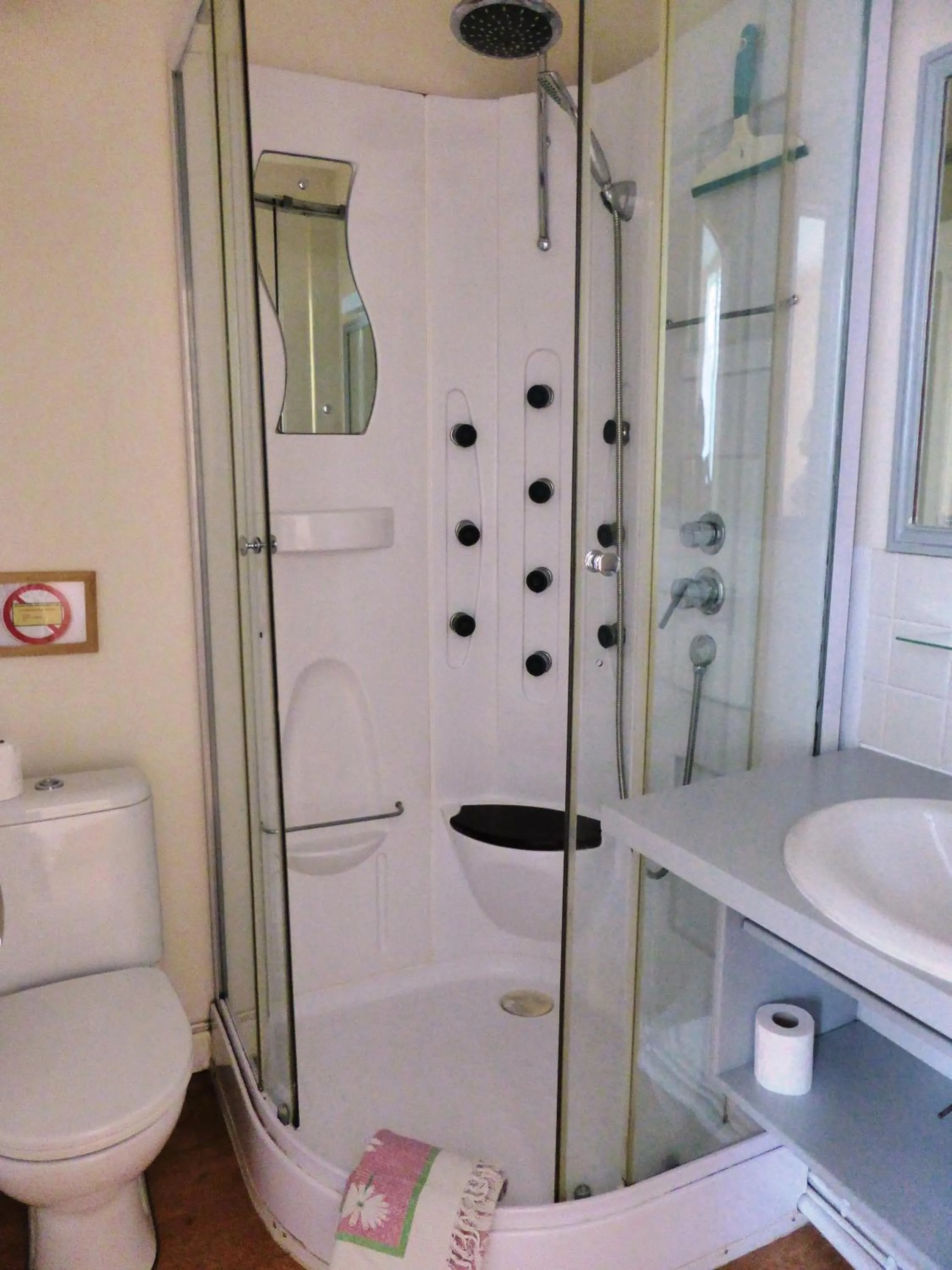 Shower in Appart'Hôtel Bellevue