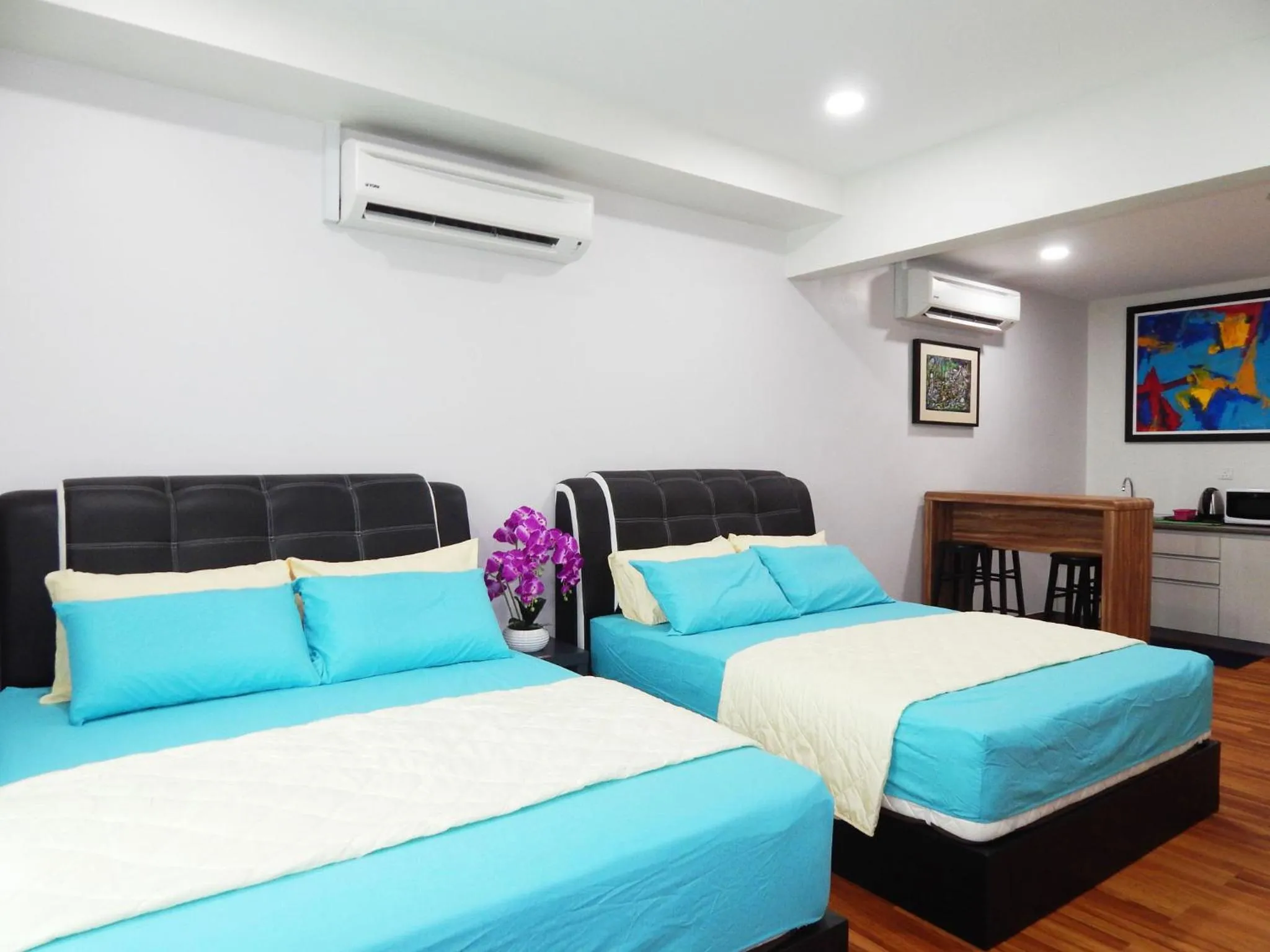 Bedroom, Bed in Wadi Iman Guesthouse @ i-City