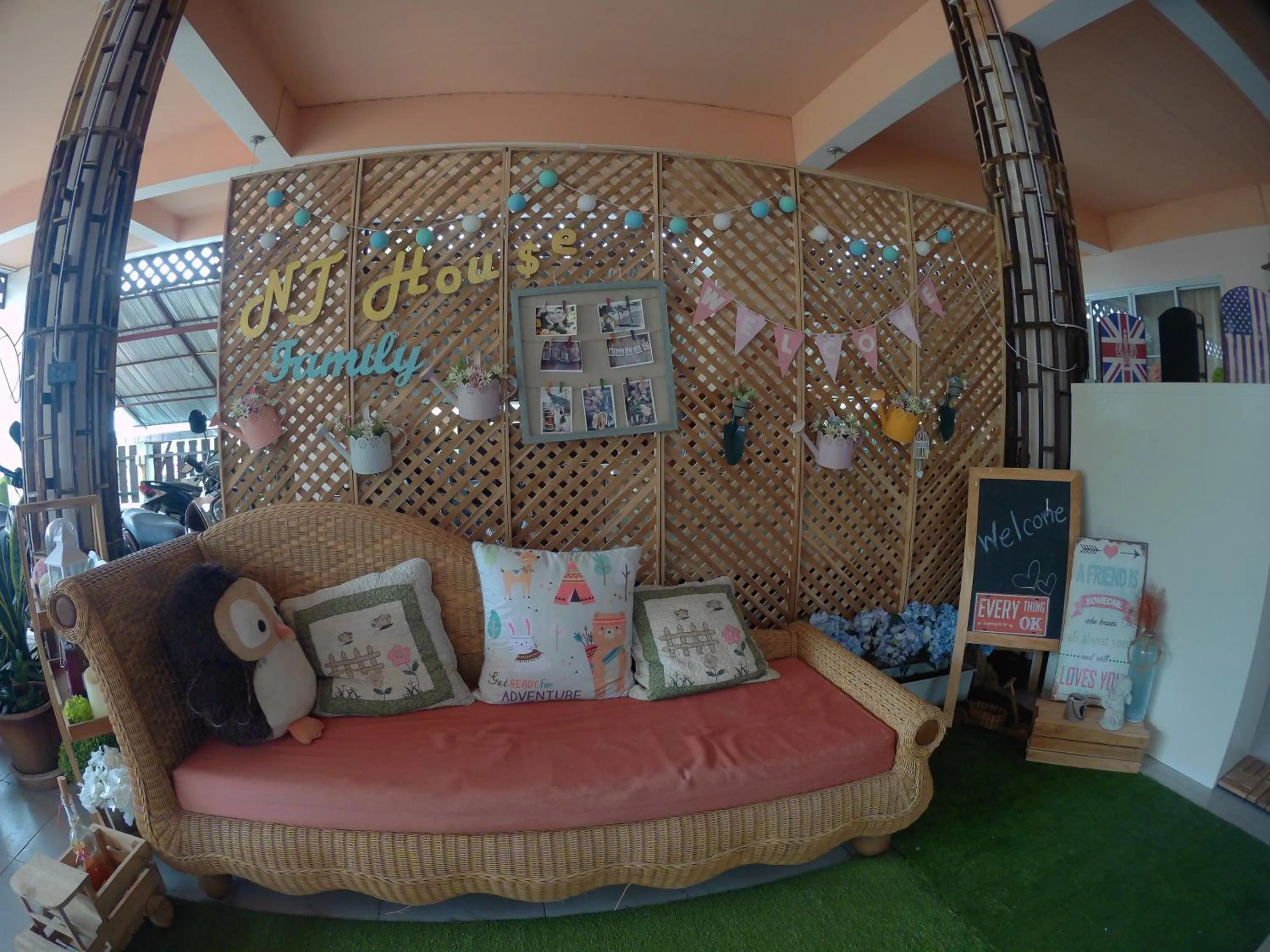 Seating area in NT House