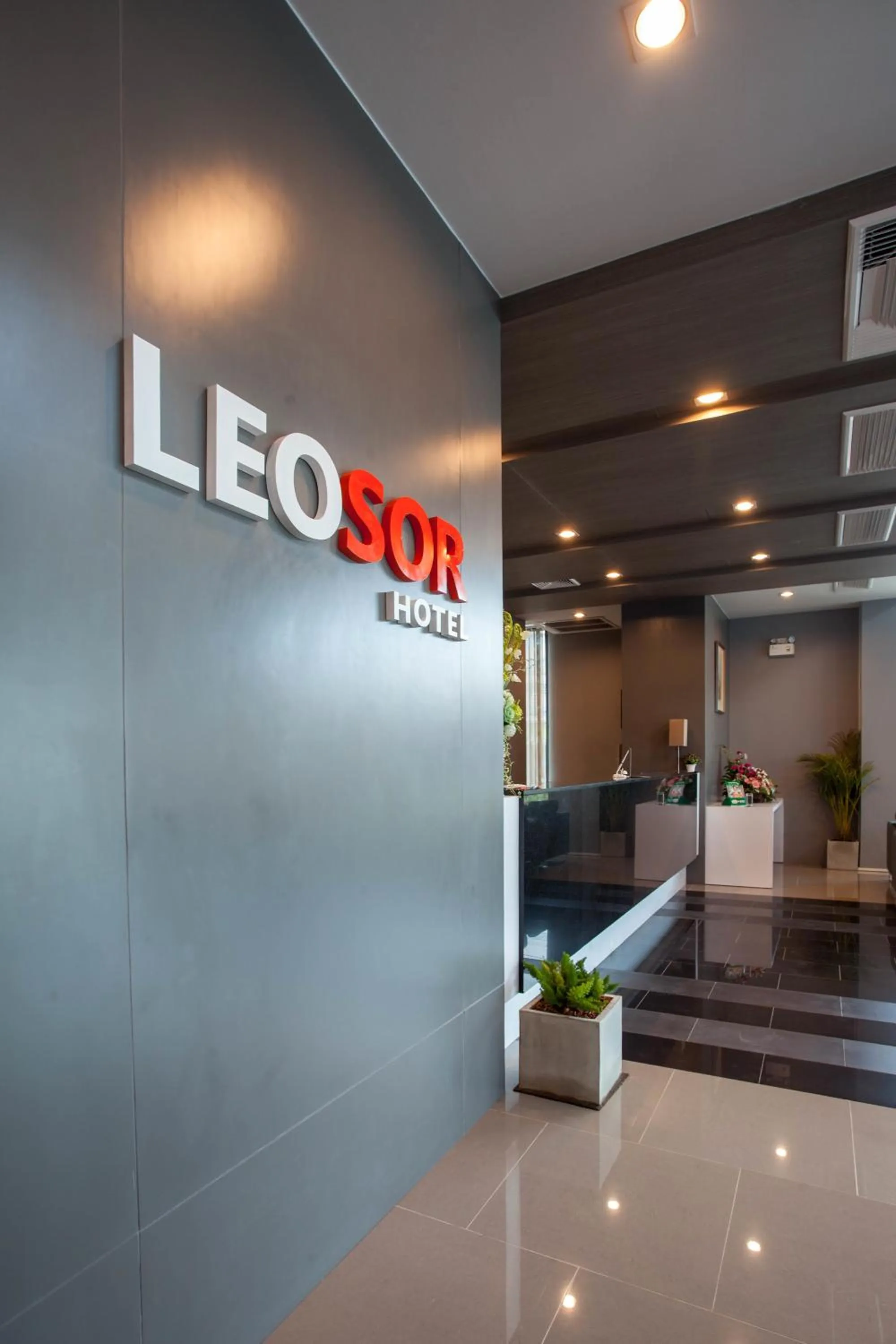 Property logo or sign in Leosor Hotel