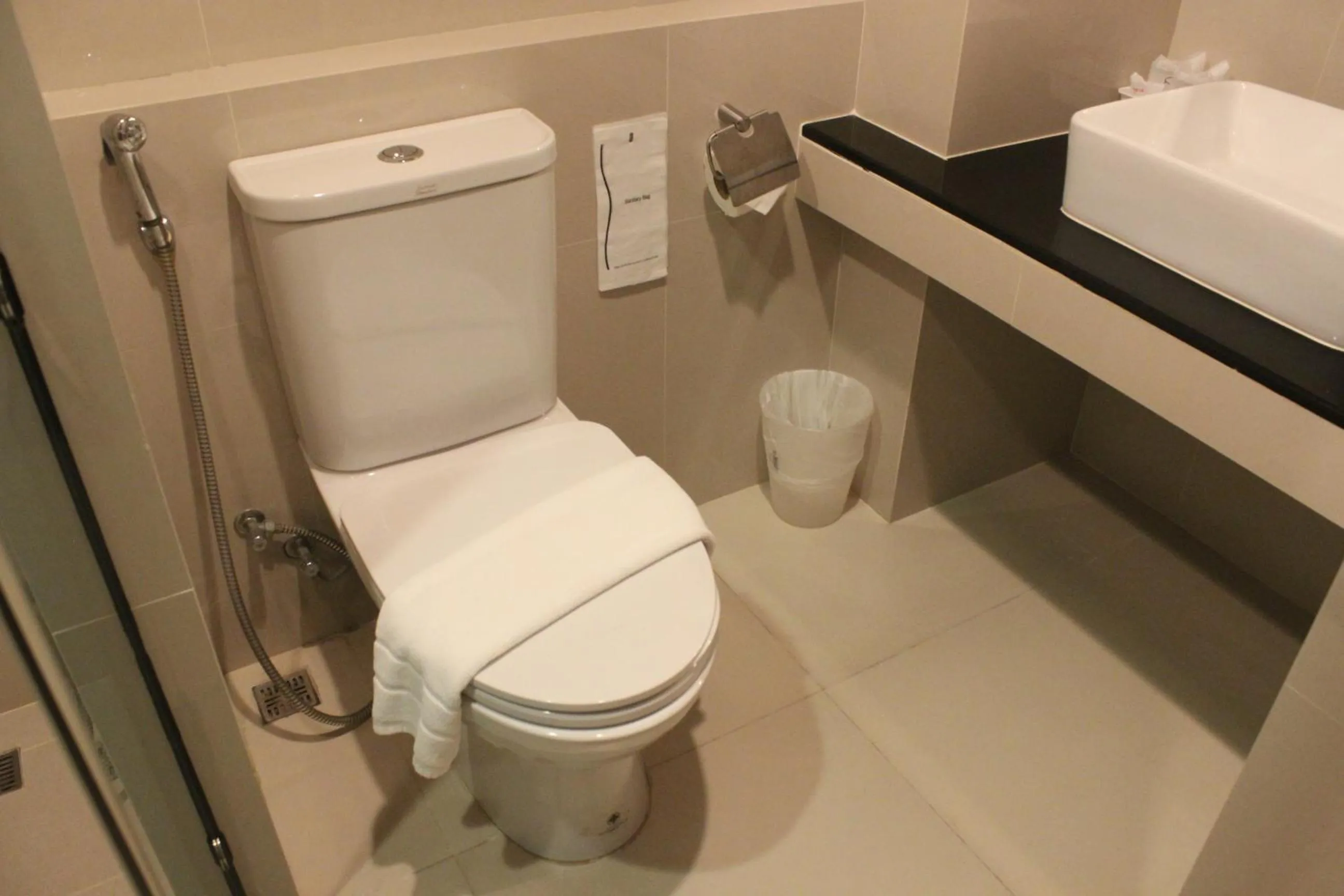 Bathroom in Leosor Hotel