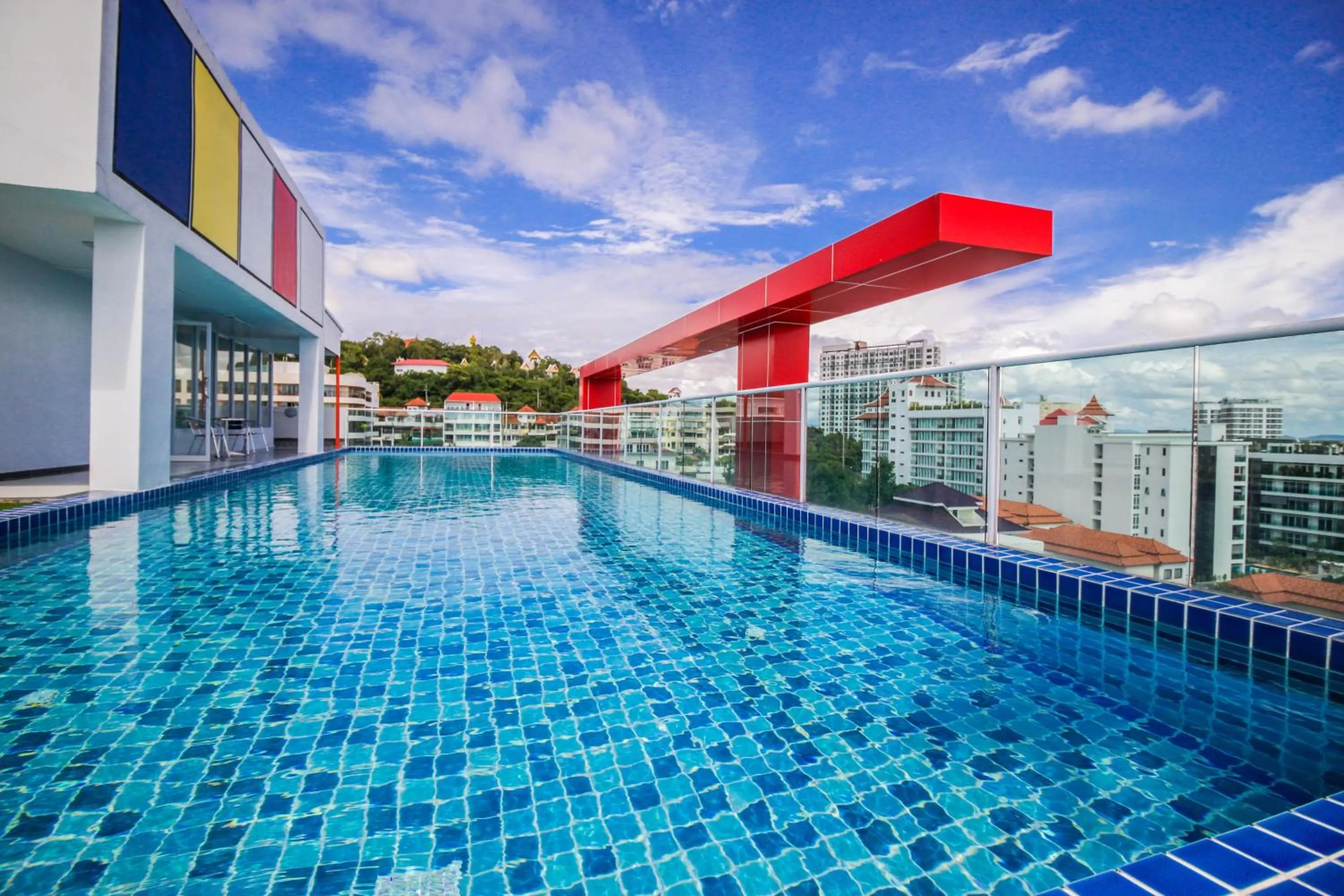 Swimming pool in Art On The Hill by Pattaya Sunny Rentals