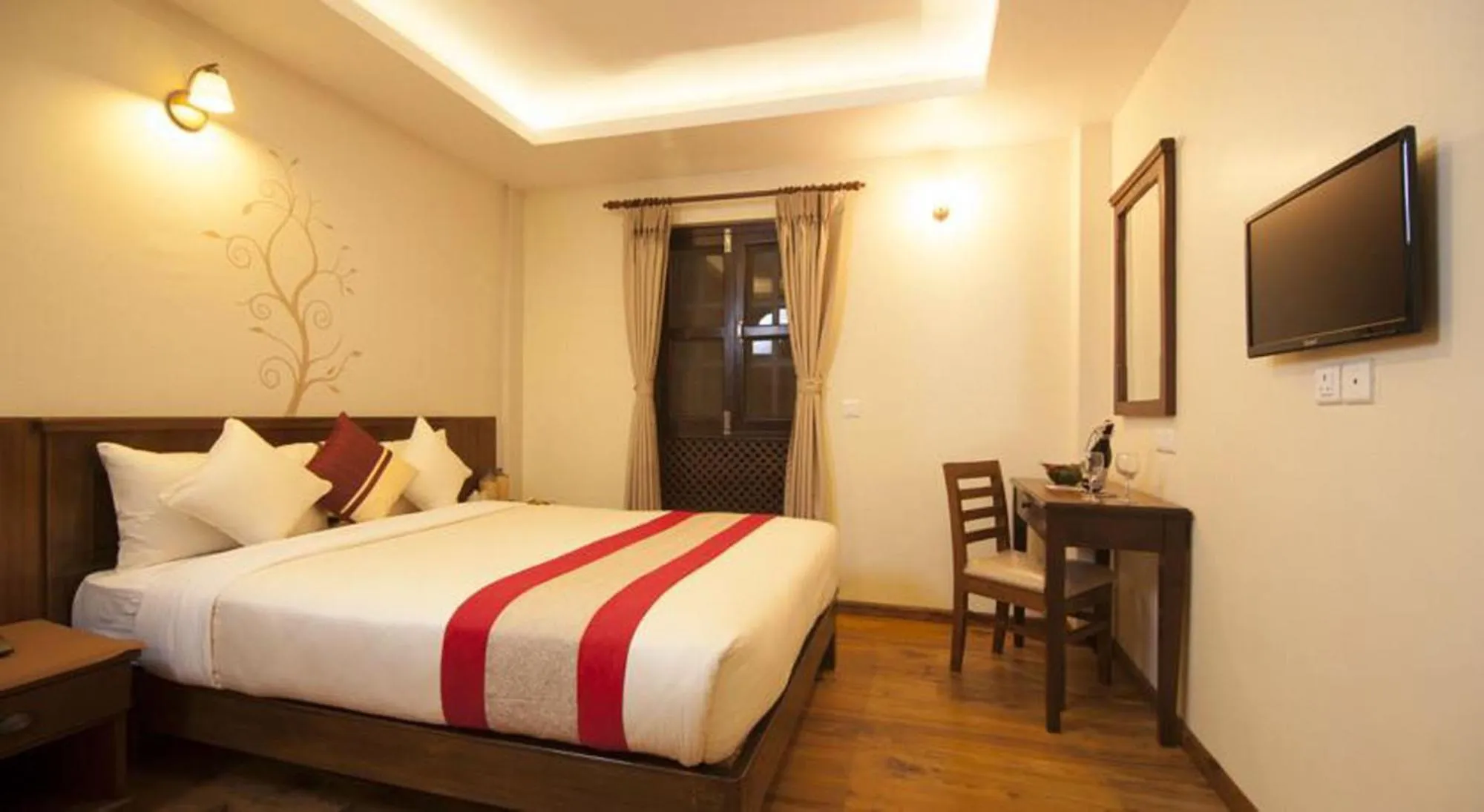 Bedroom, Bed in Hotel Utsab Himalaya