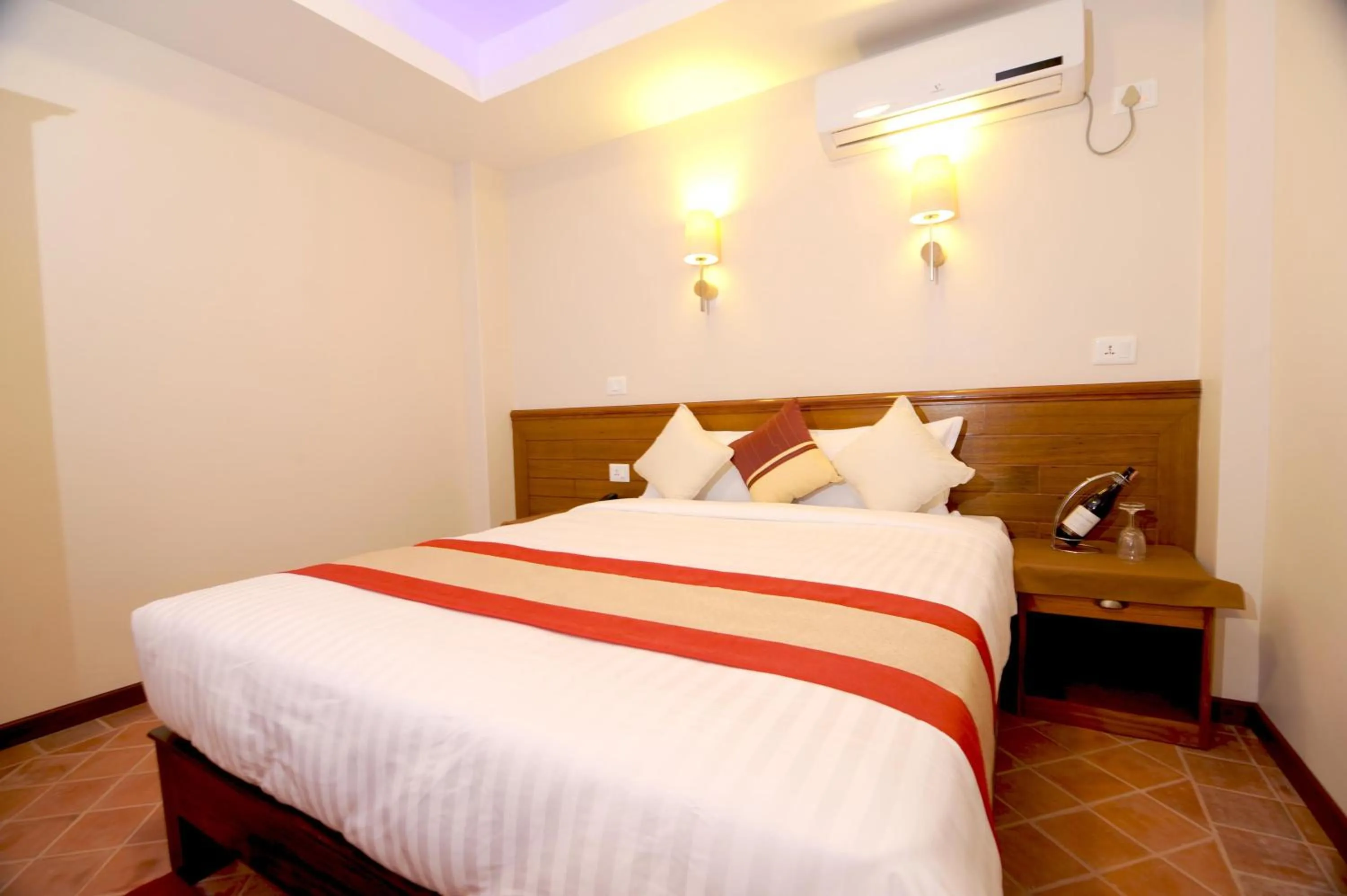 Bed in Hotel Utsab Himalaya