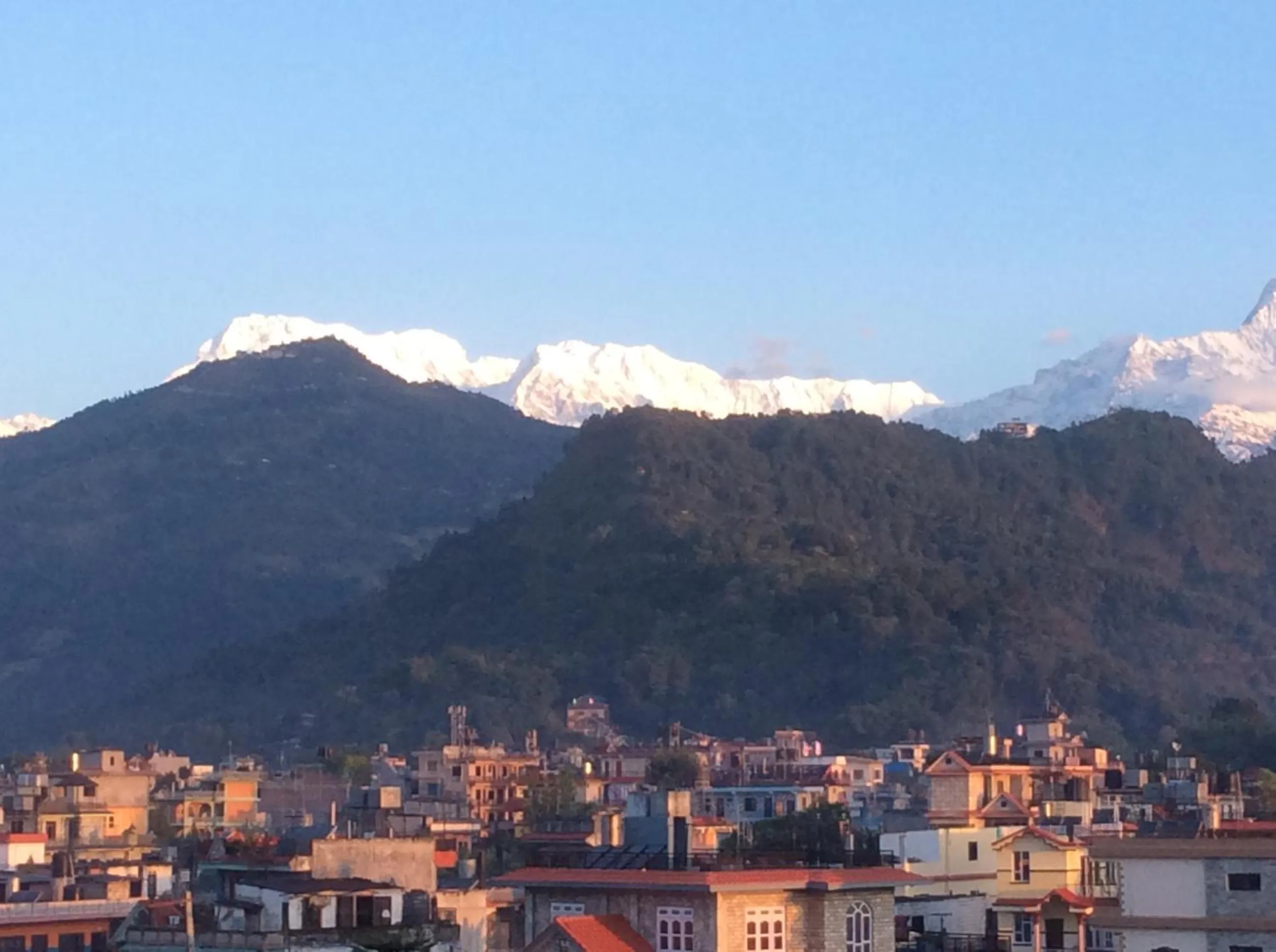 Mountain view in Hotel Utsab Himalaya