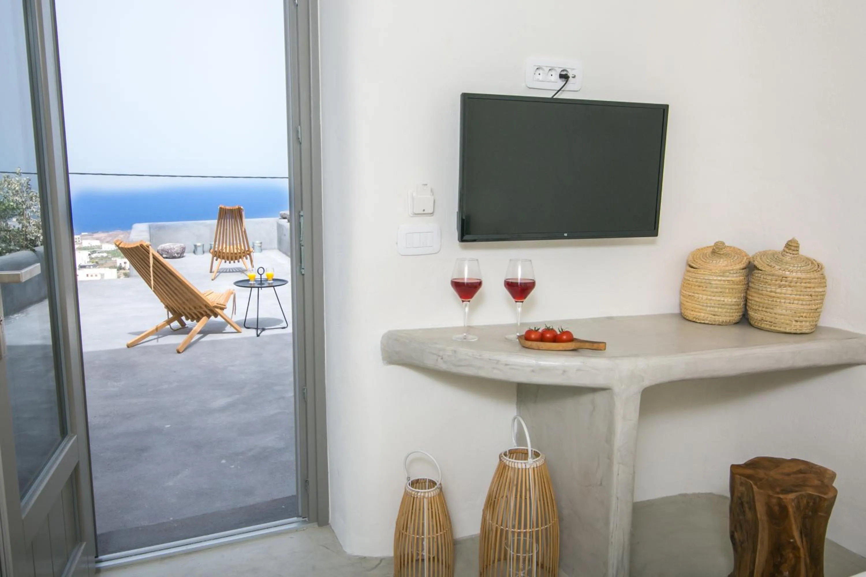 Sea view in Santorini Villas