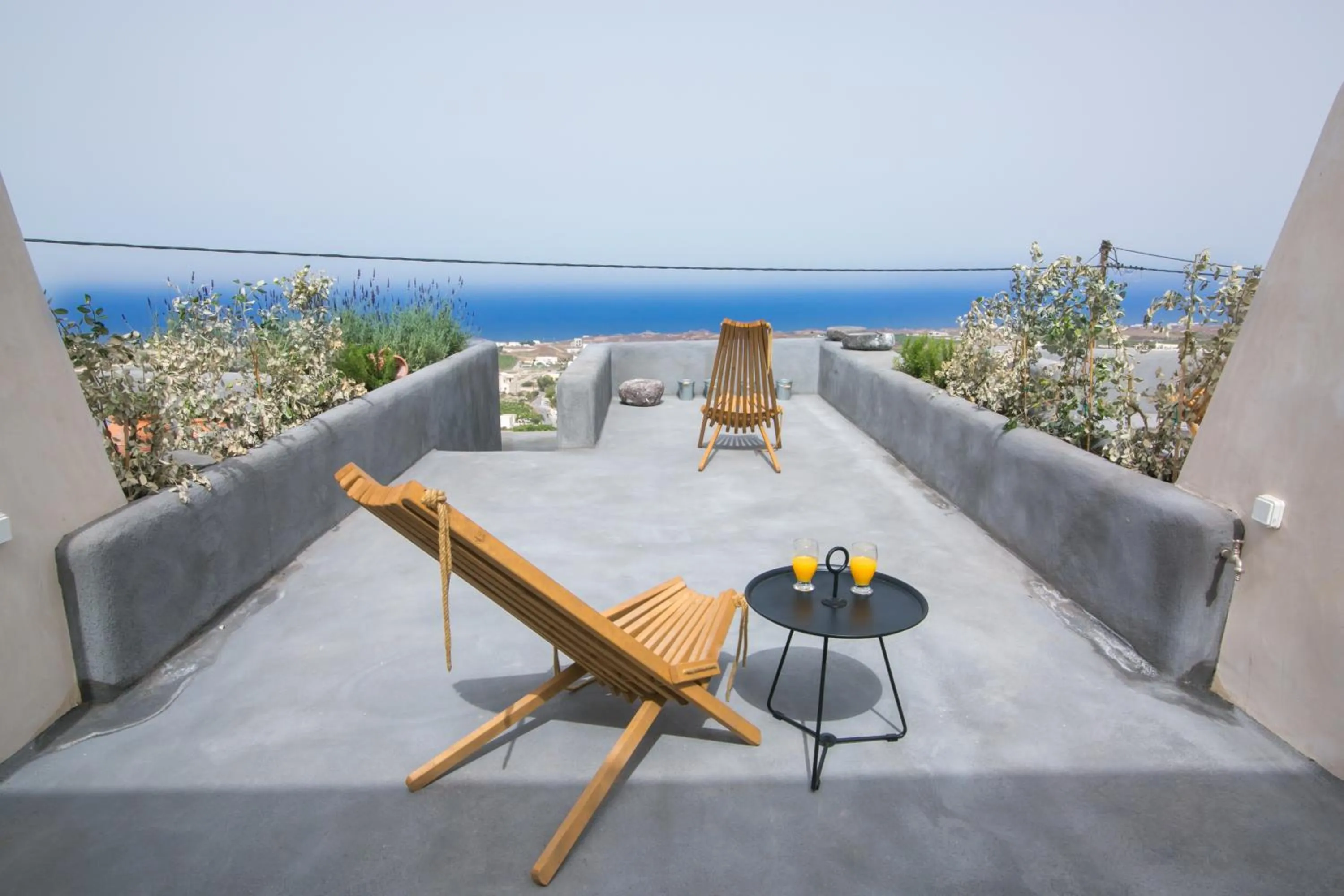Sea view in Santorini Villas