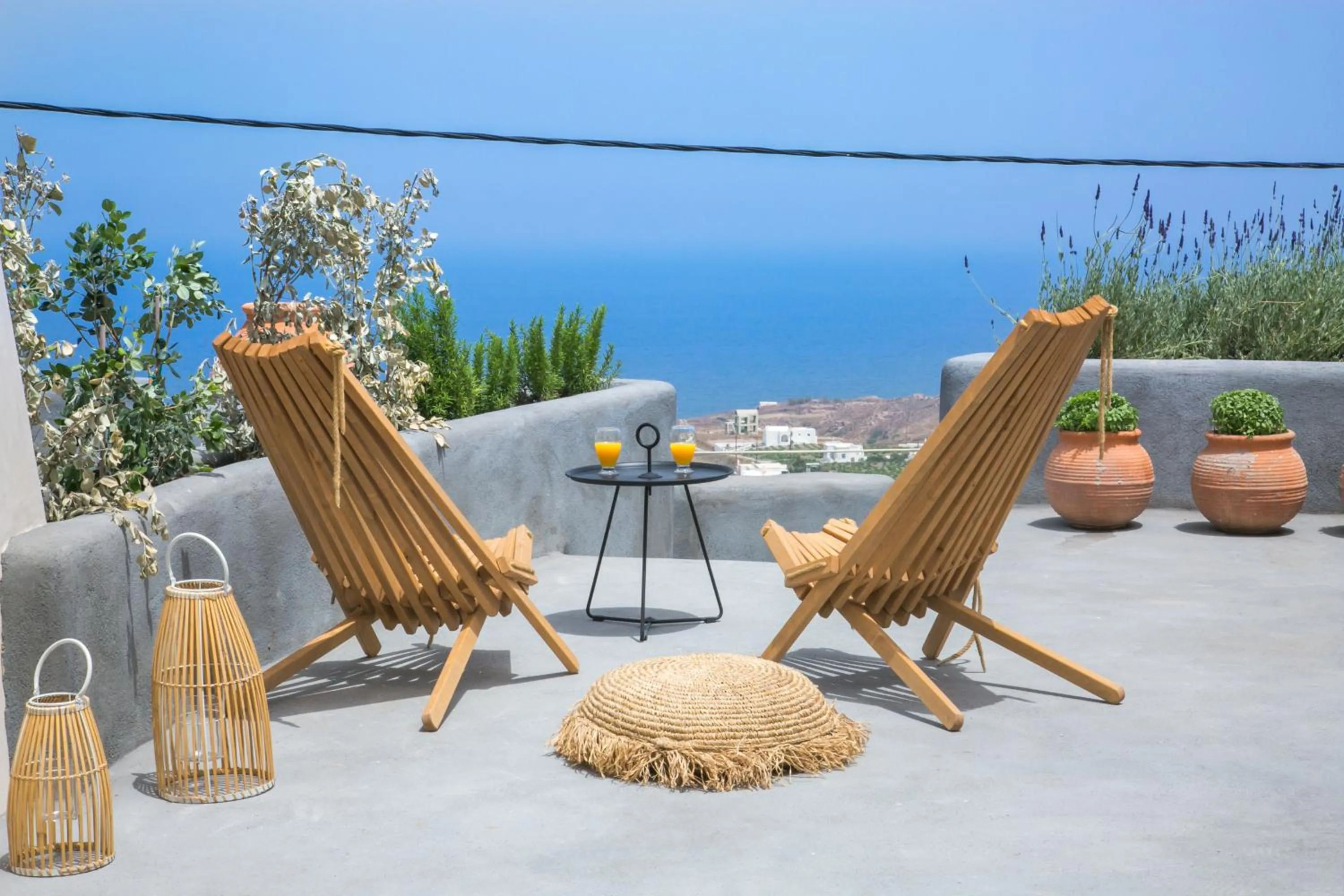 Sea view in Santorini Villas