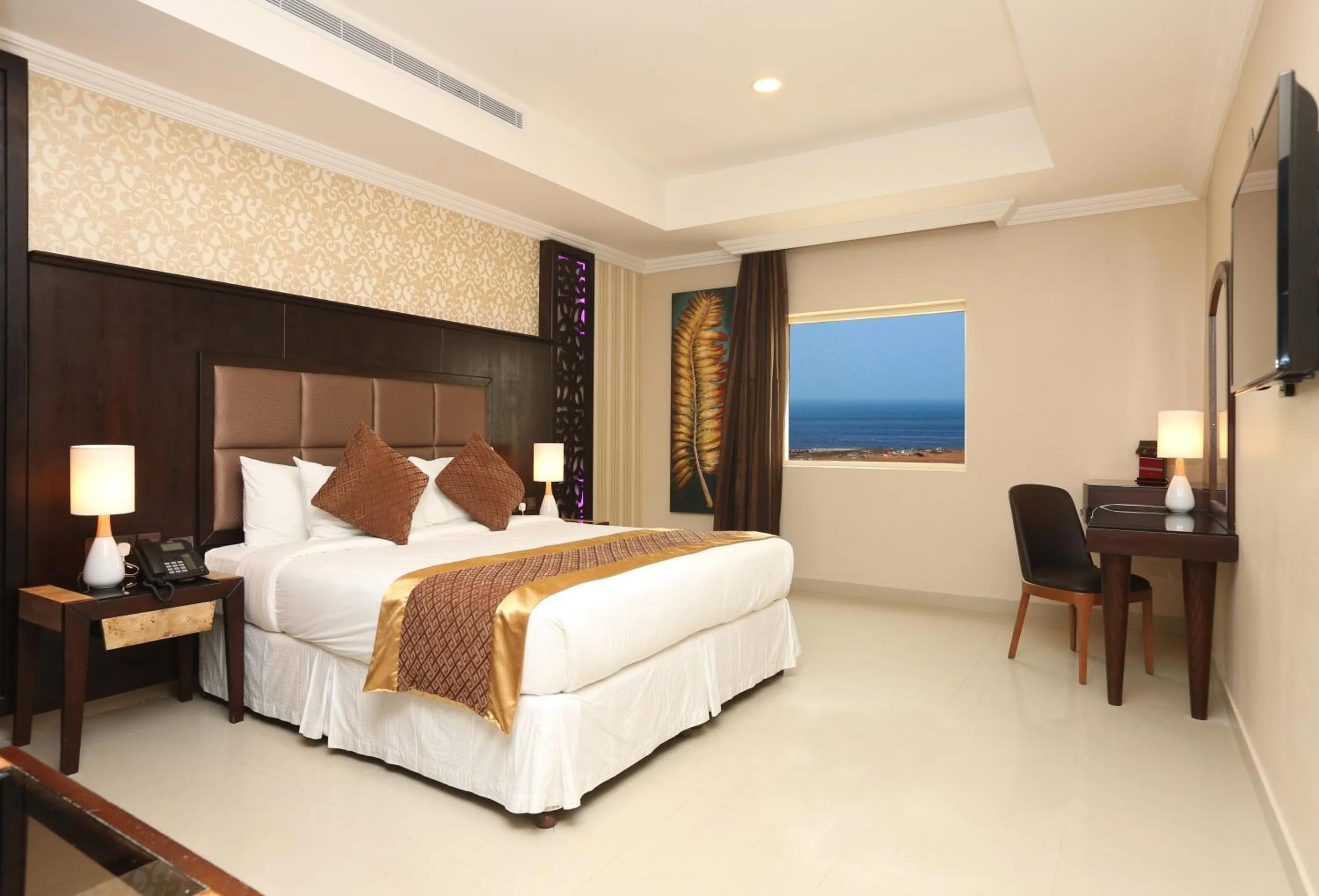 Bed in Park Jizan Hotel
