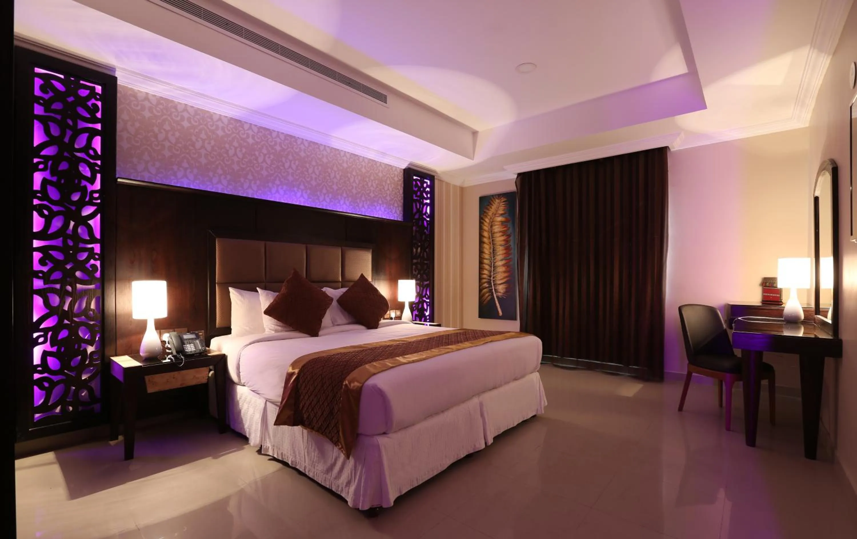 Bed in Park Jizan Hotel