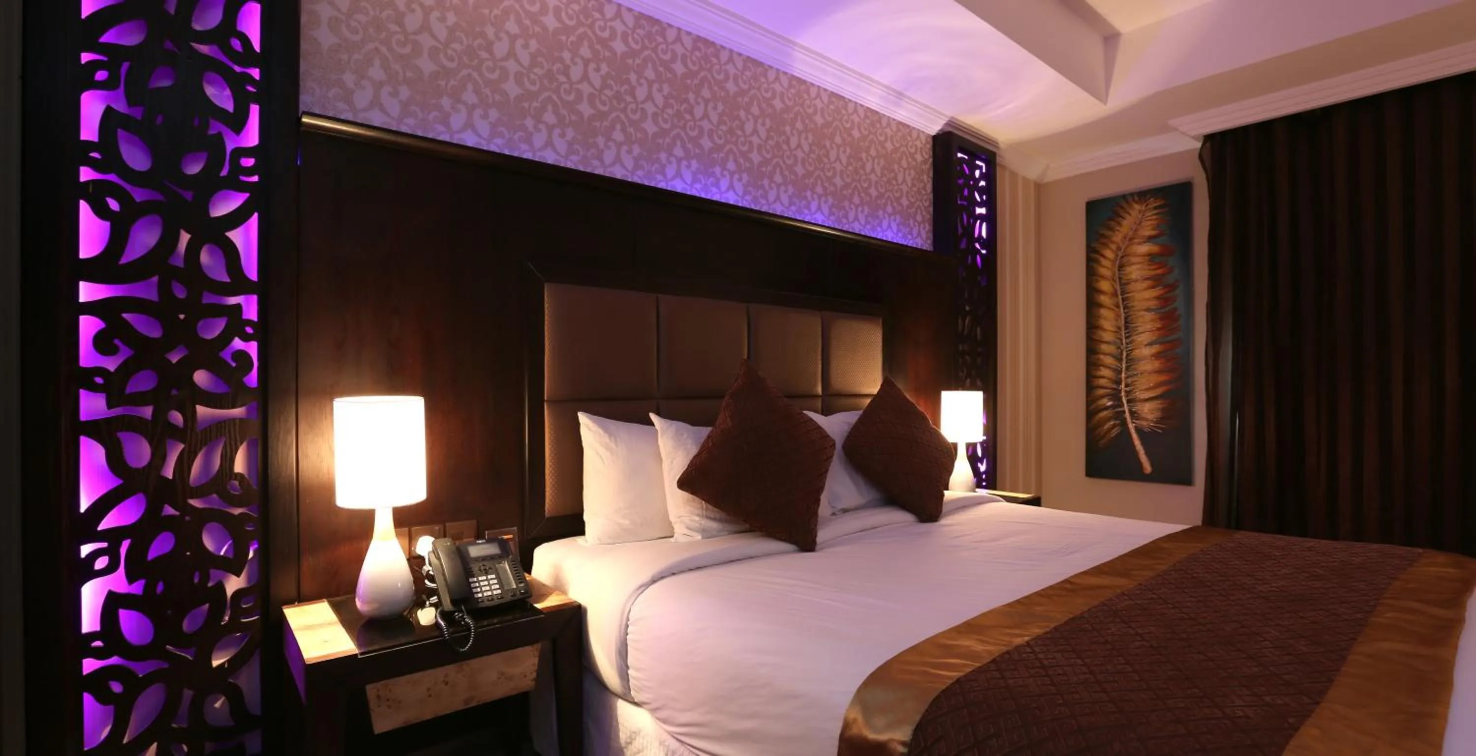 Bed in Park Jizan Hotel