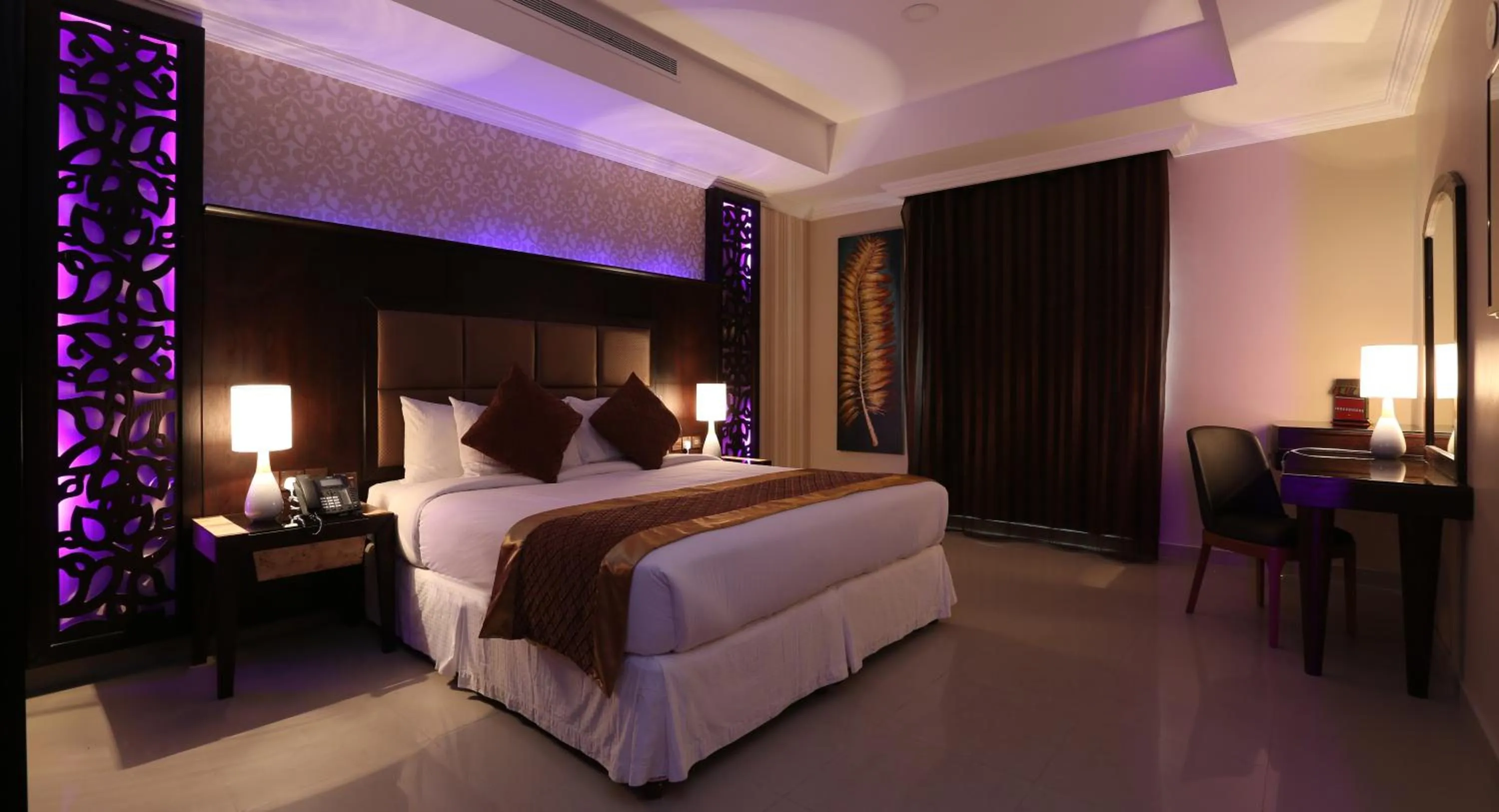 Bed in Park Jizan Hotel