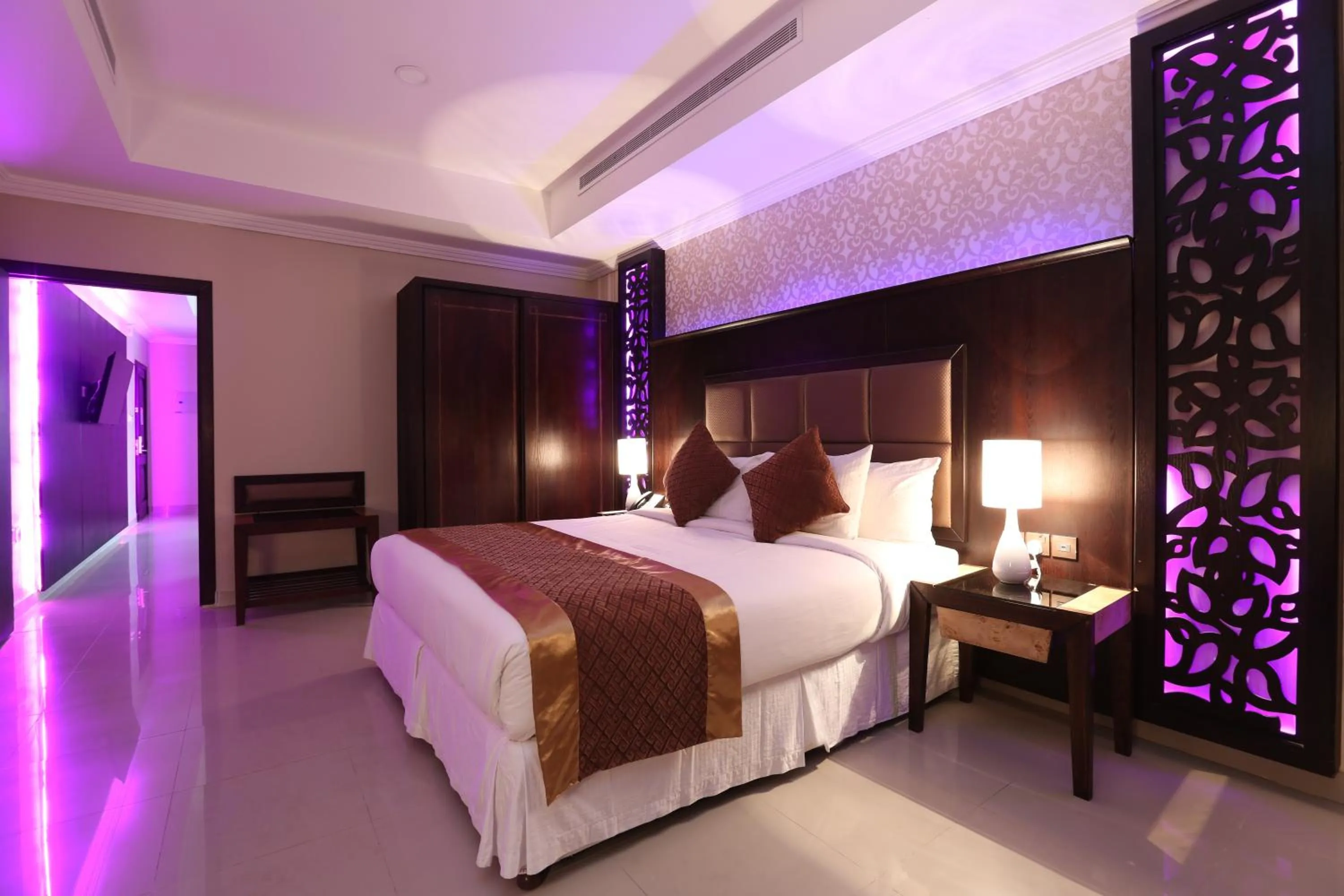 Bed in Park Jizan Hotel